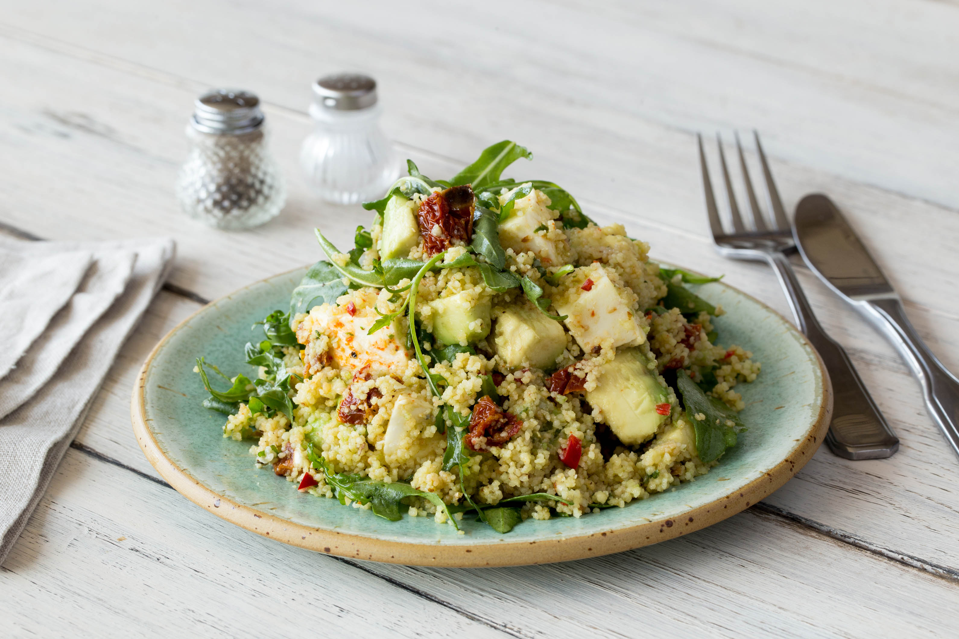 Lauwarmer Couscous-Salat