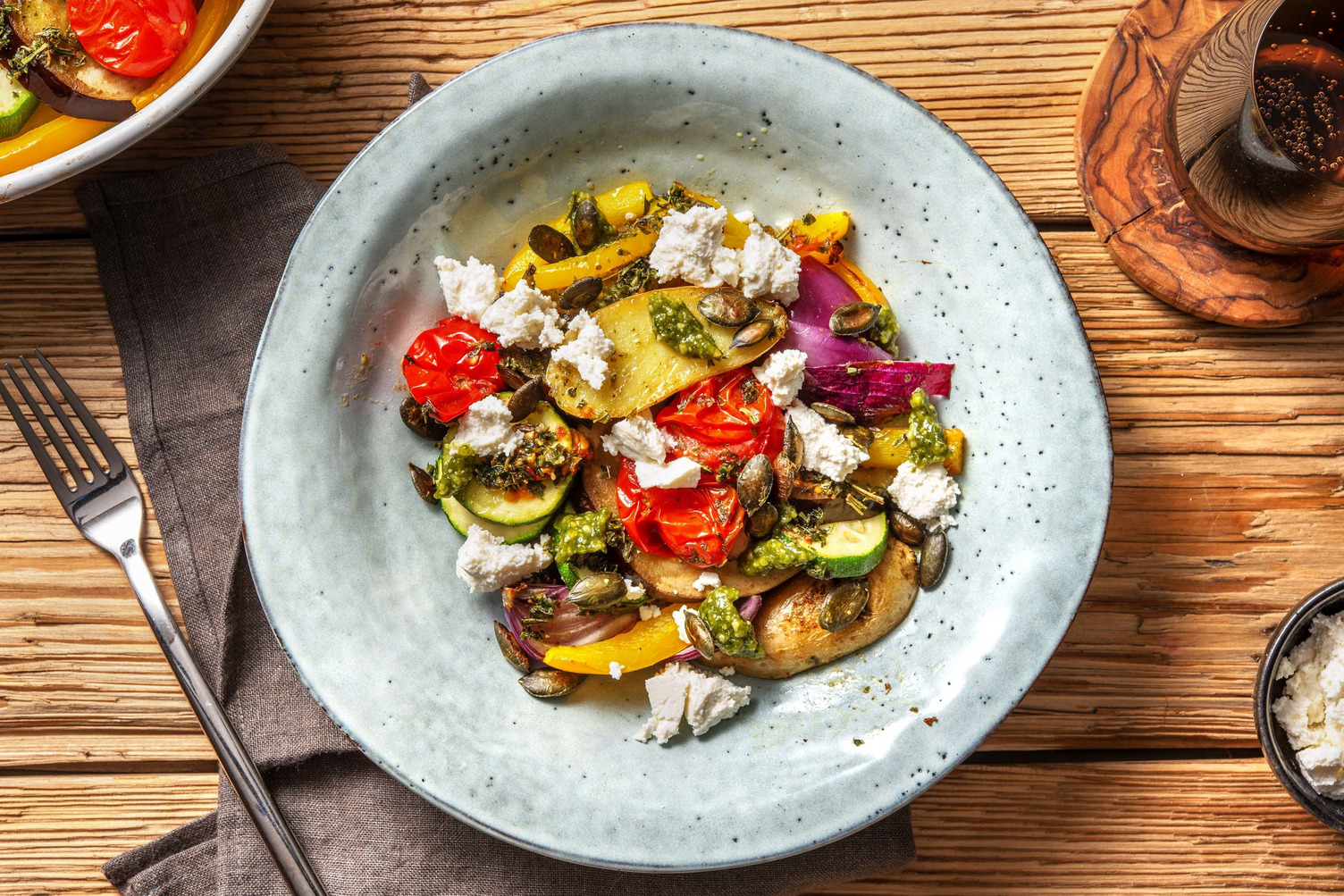 Légumes d'été confits au four