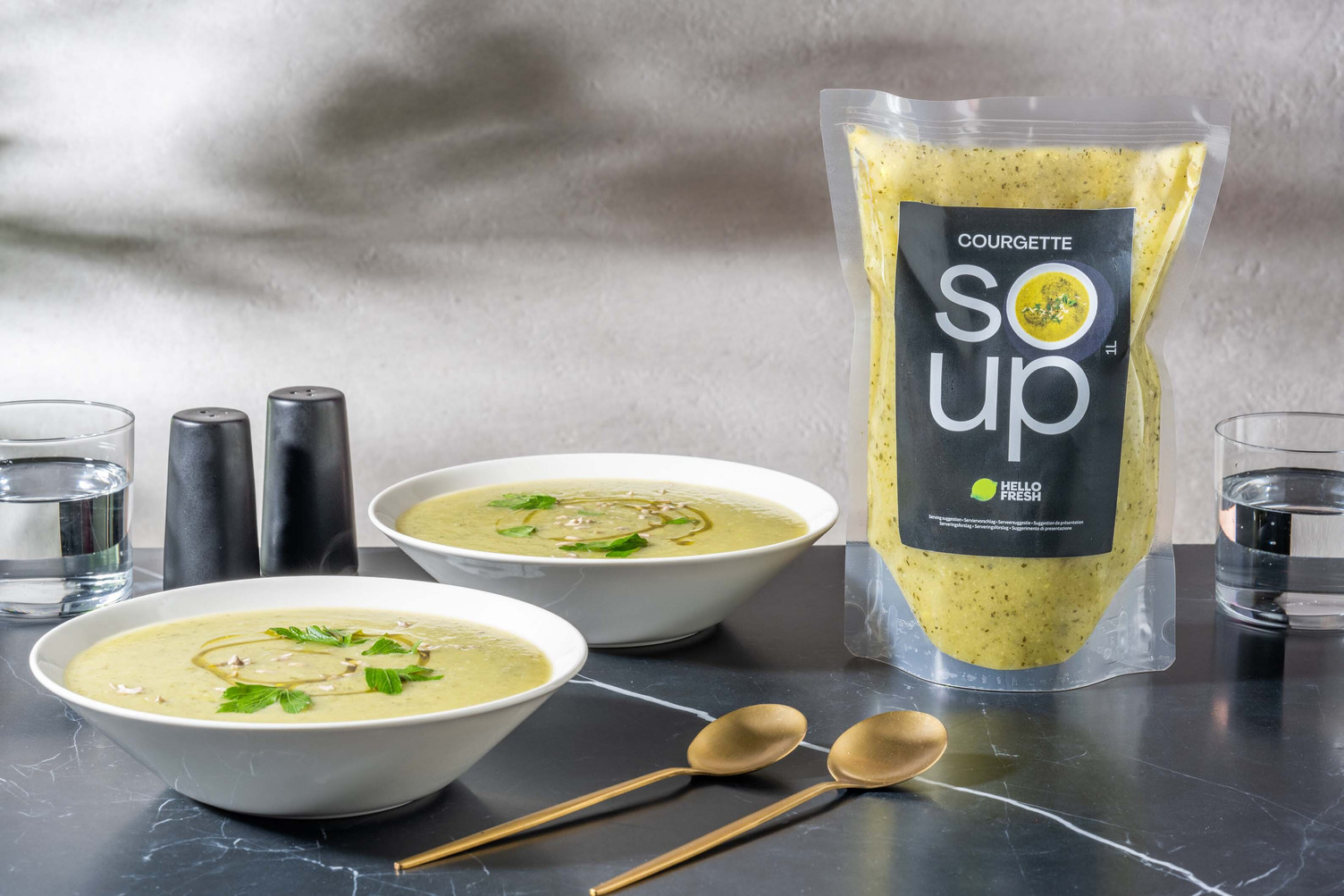 Leichte Zucchinisuppe