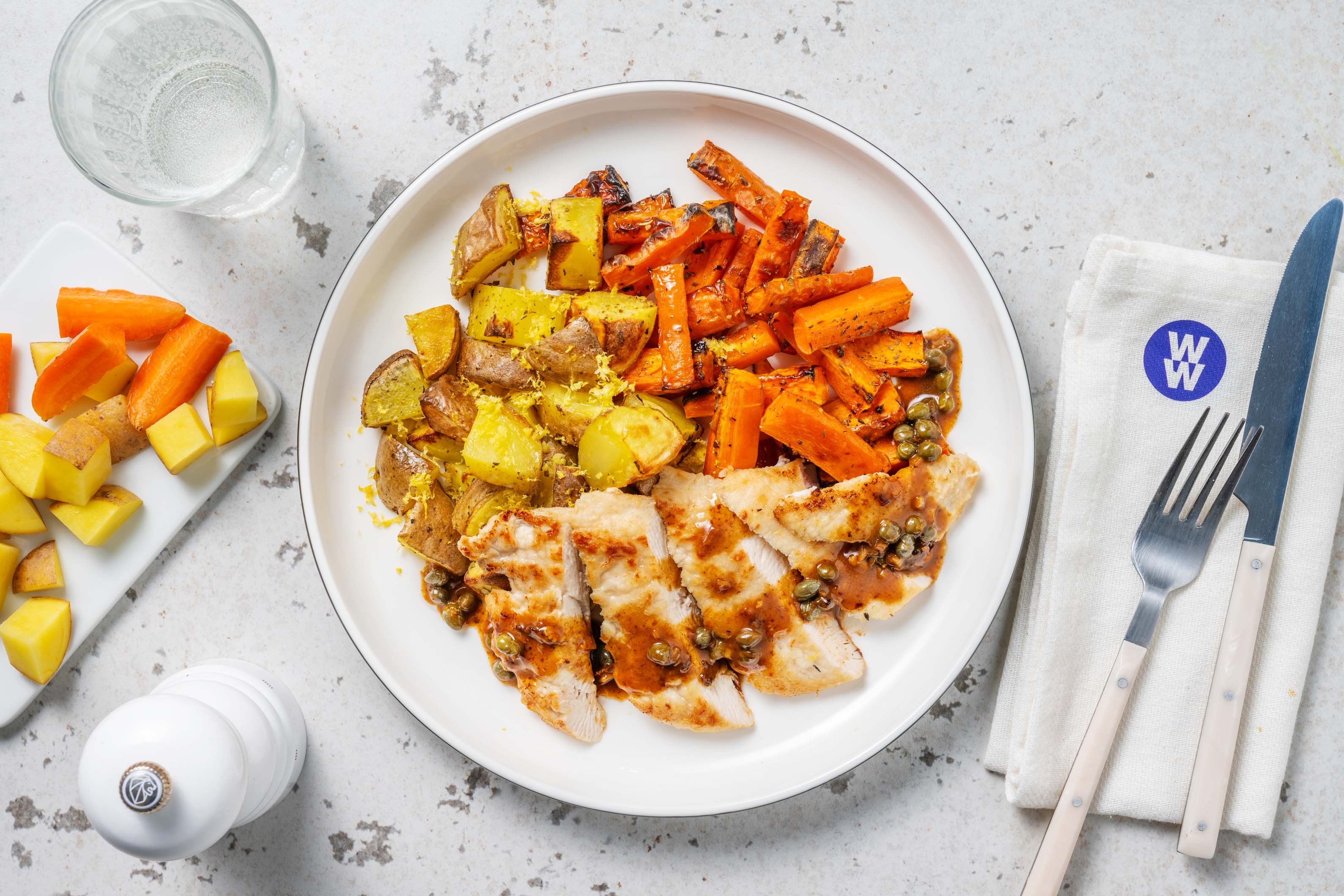 Lemon Caper Butter Chicken