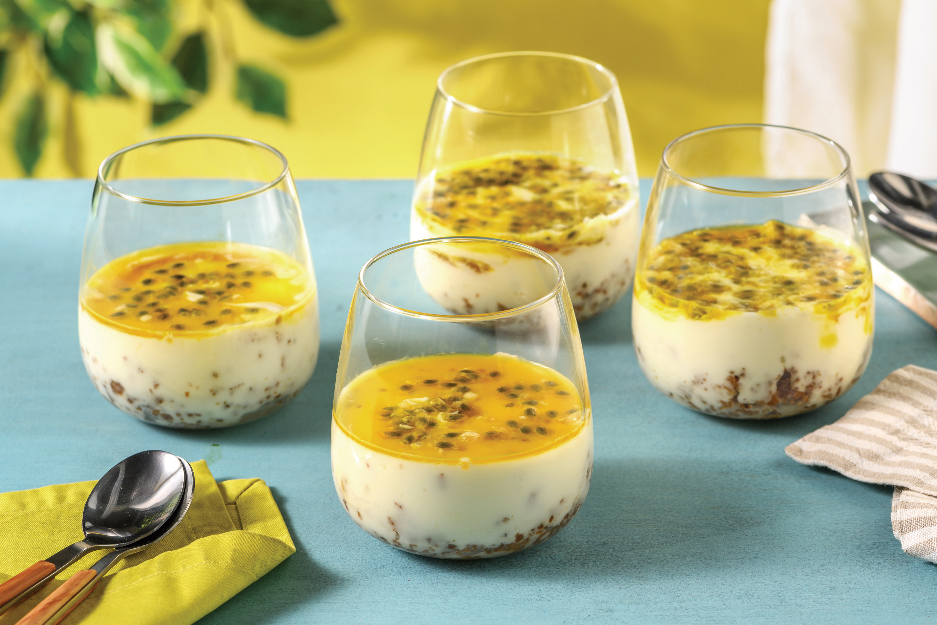 Lemon Cheesecake Pots