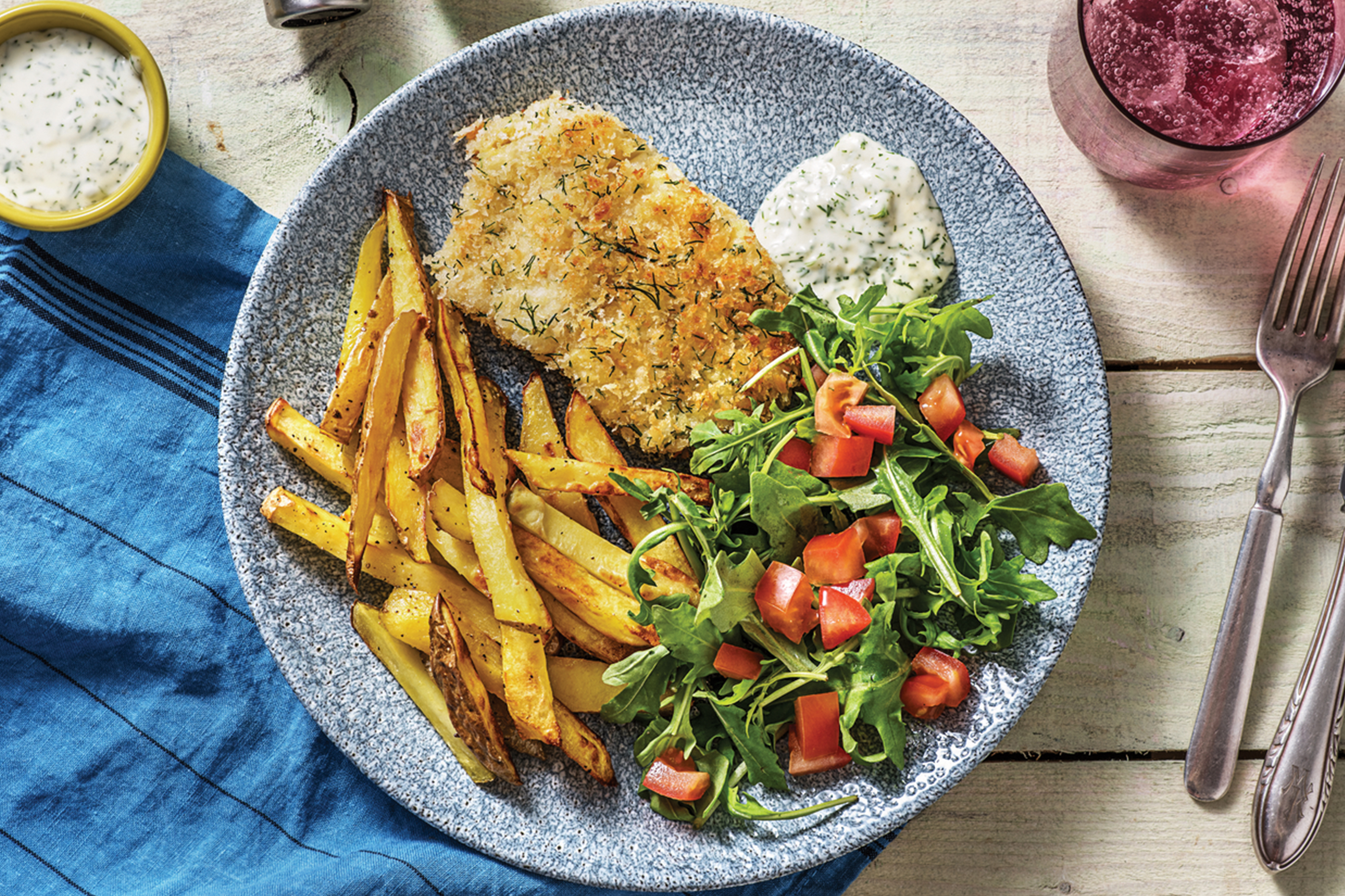Lemon-Dill Fish & Chips