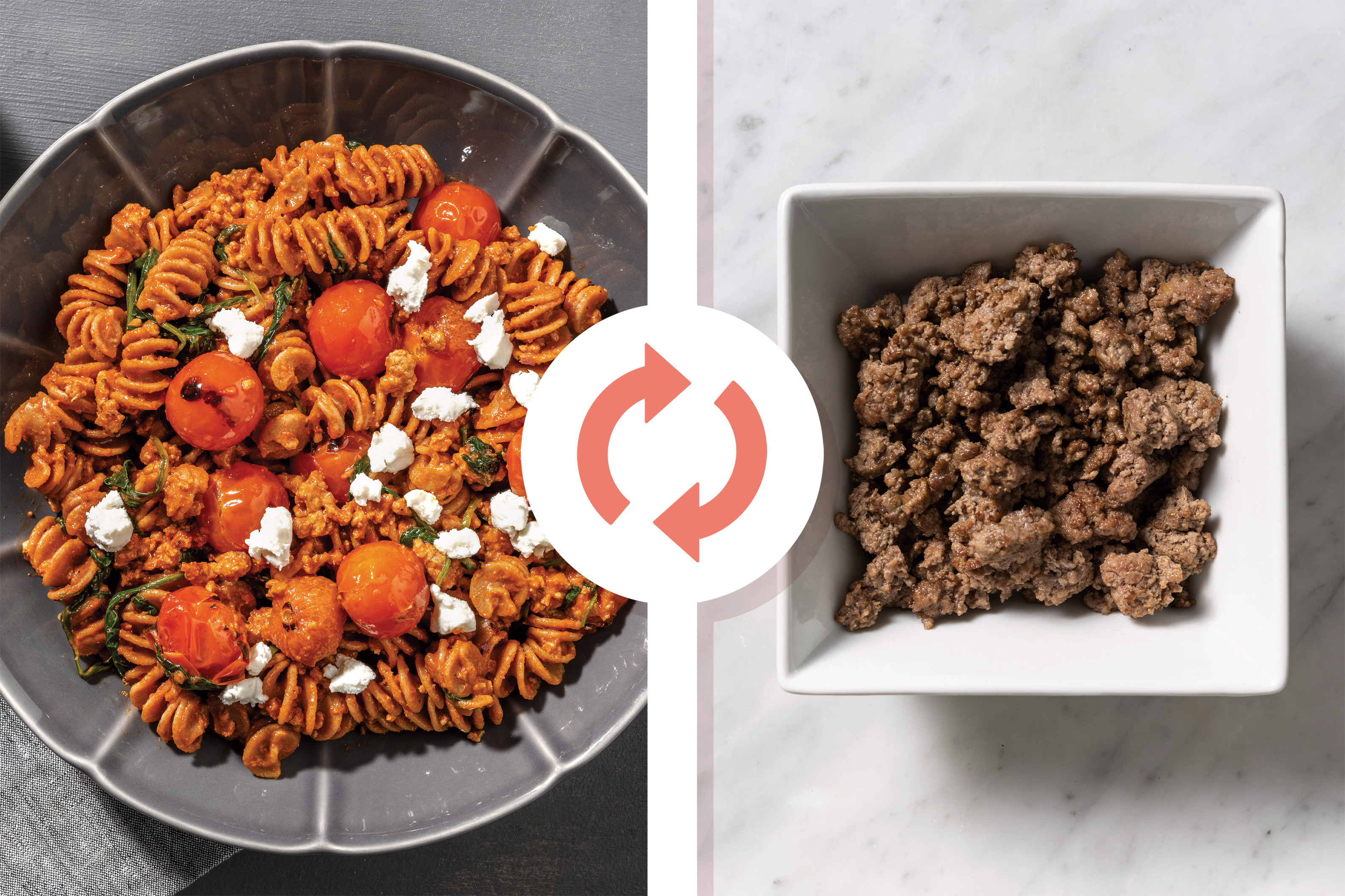 Quick Zesty Beef & Wholemeal Fusilli