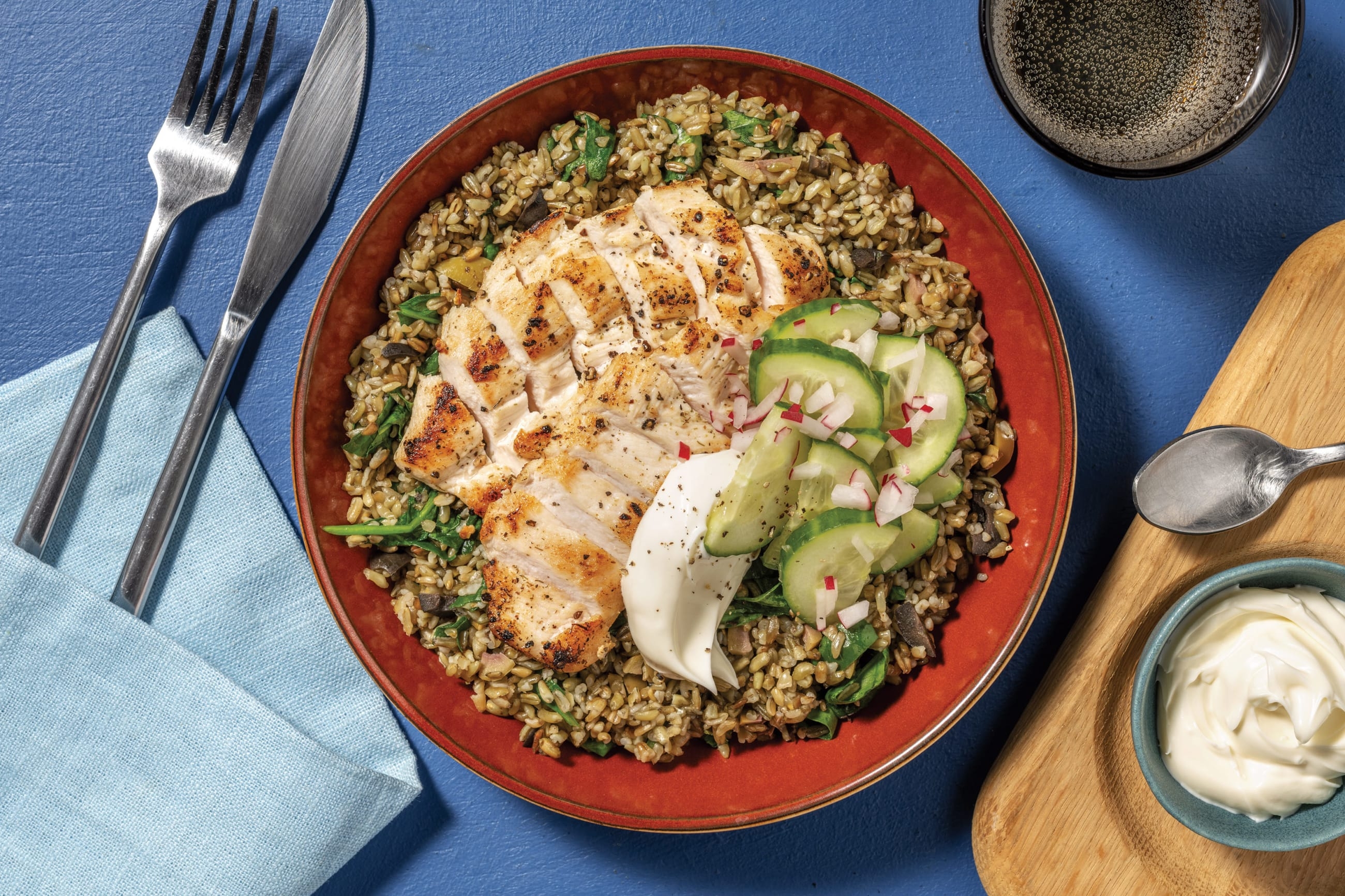 Chicken & Pearl Couscous Bowl