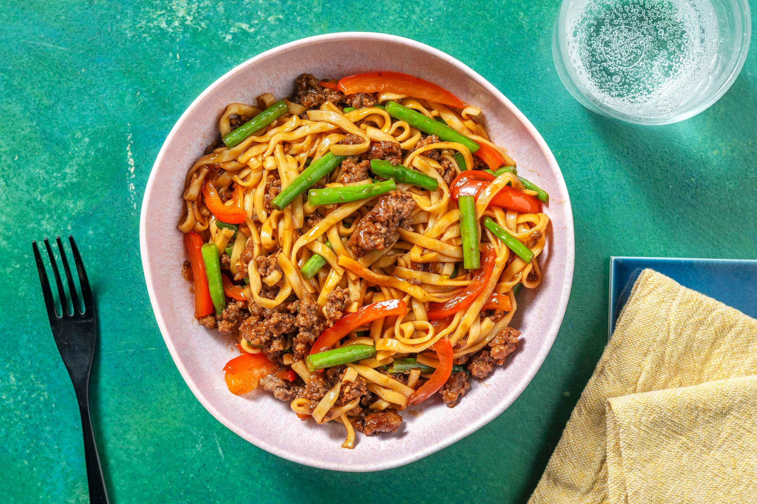 Lemongrass and Teriyaki Beef Noodles