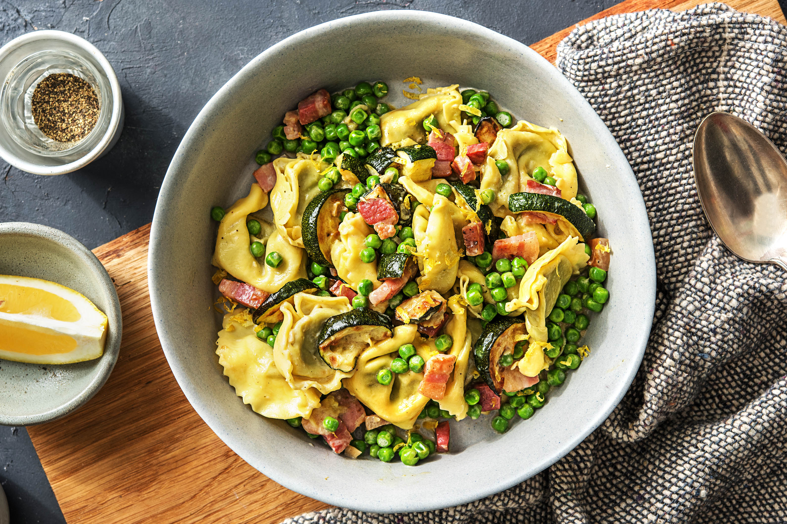 Lemony Cheese Tortelloni