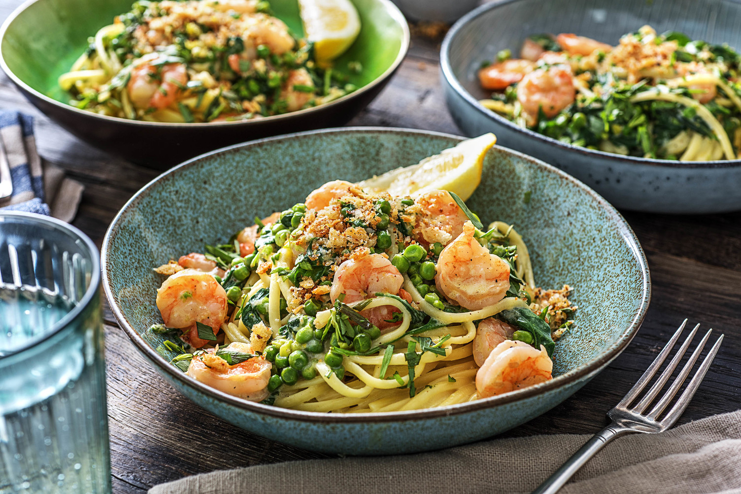 Creamy Shrimp Linguine