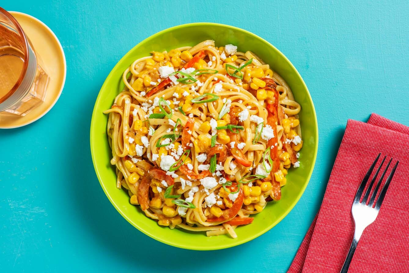 Street Corn-Style Linguine