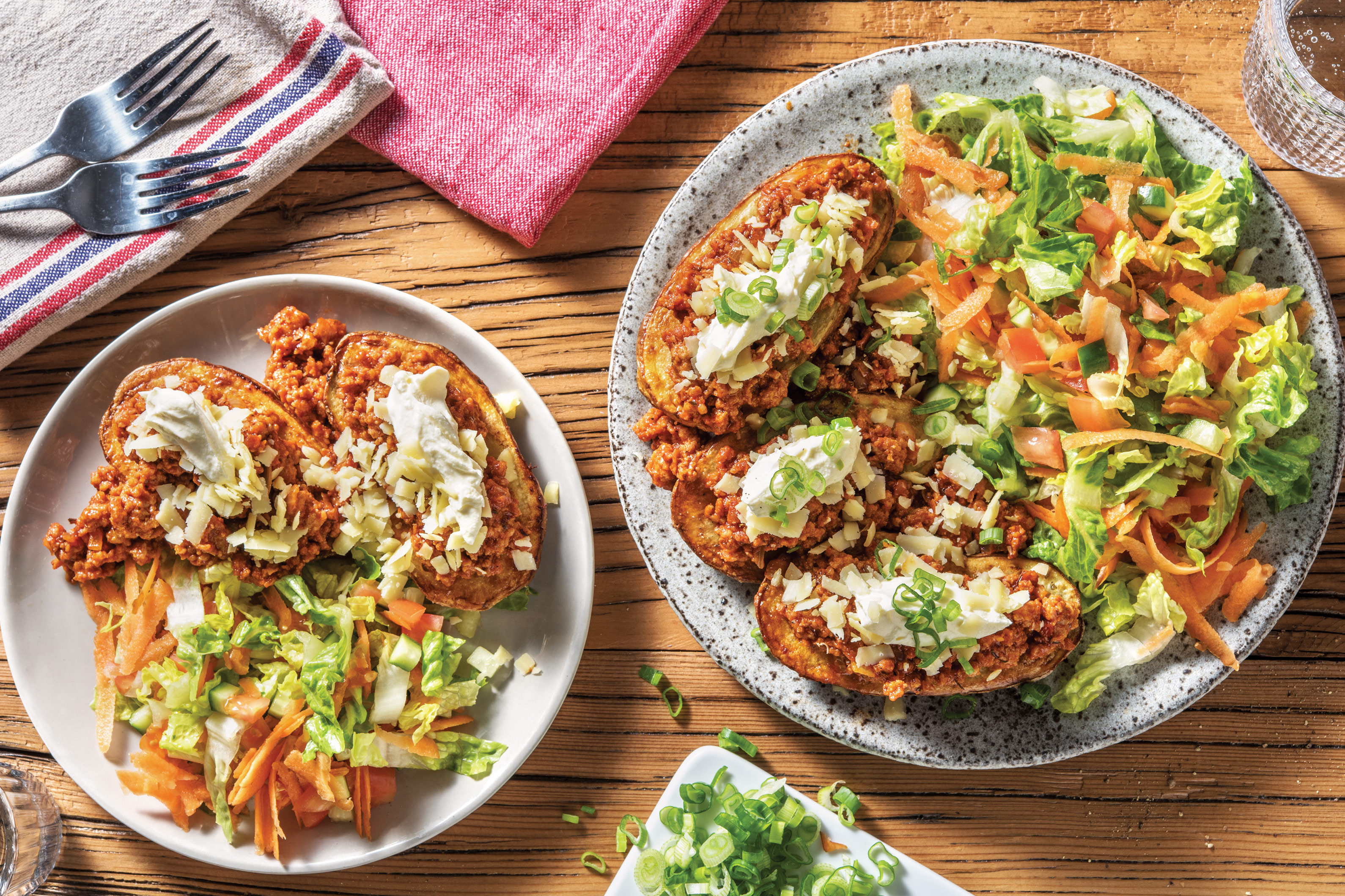Cheat's Loaded Pork Jacket Potatoes