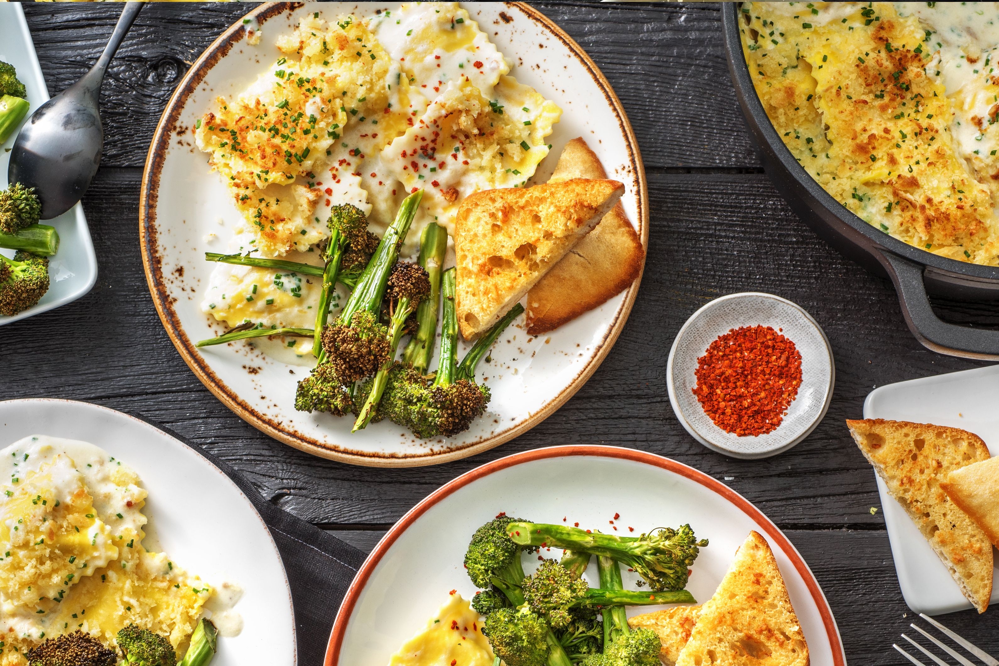 Lobster Ravioli Gratin