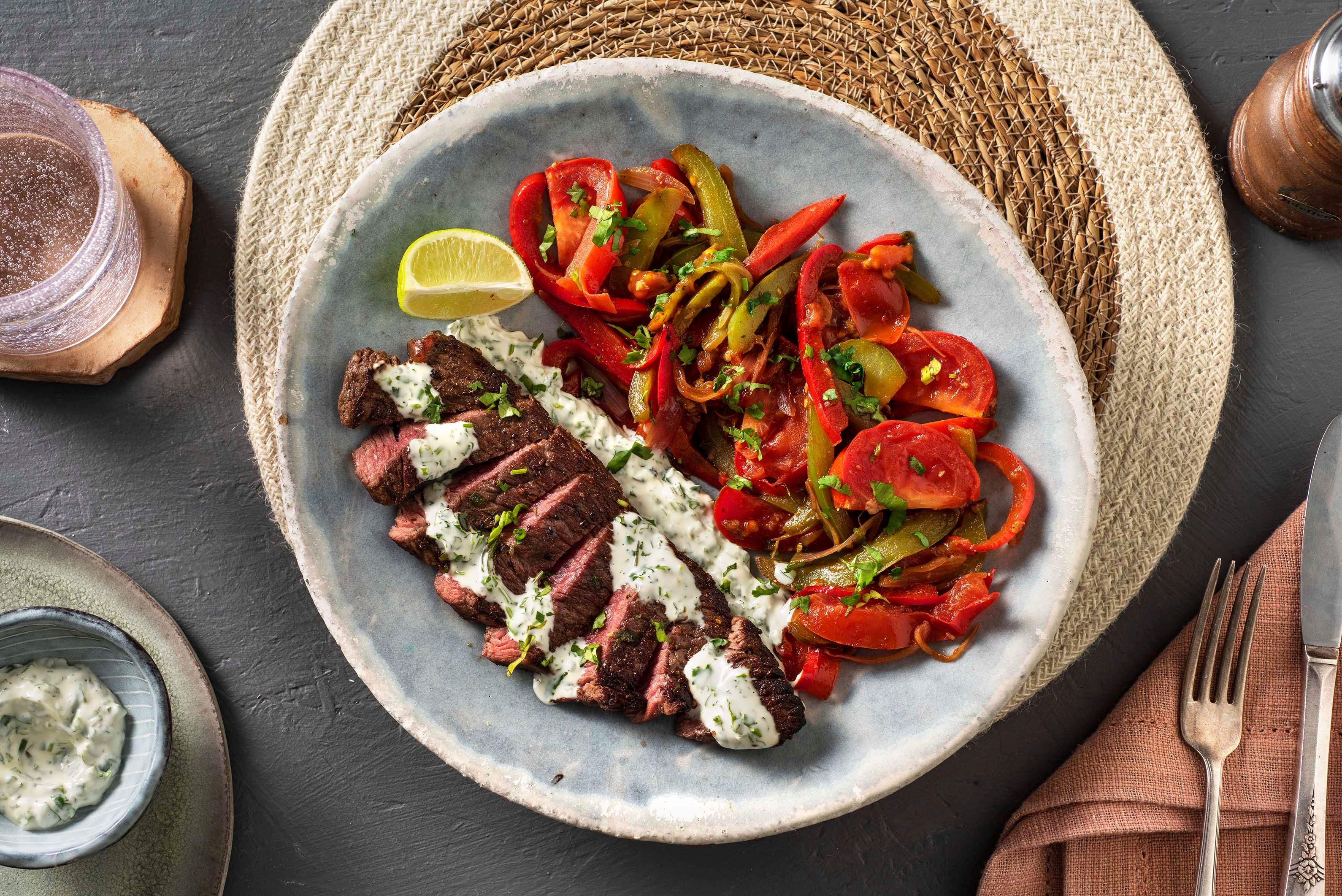 Lomo Saltado Inspired Steak