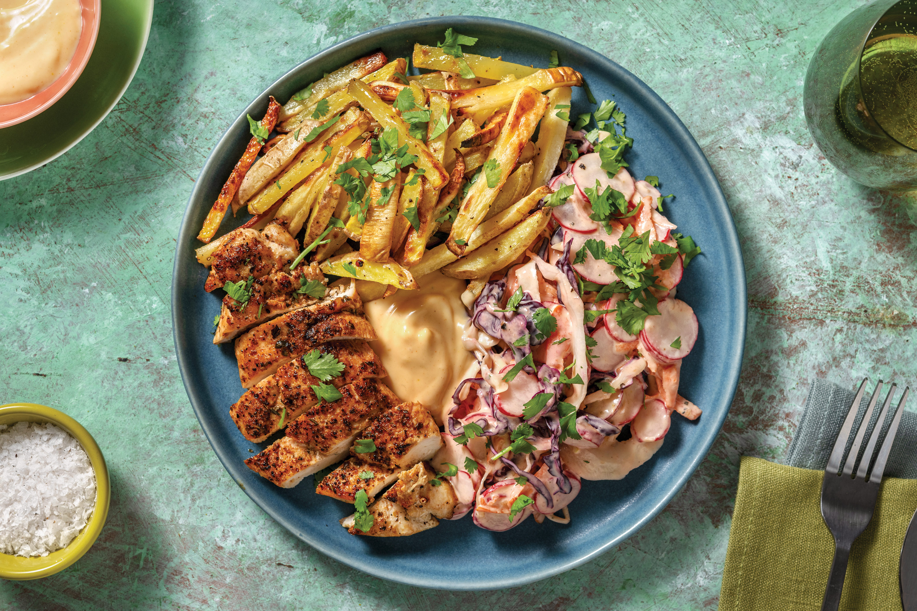 Caribbean Chicken & Mango Mayo