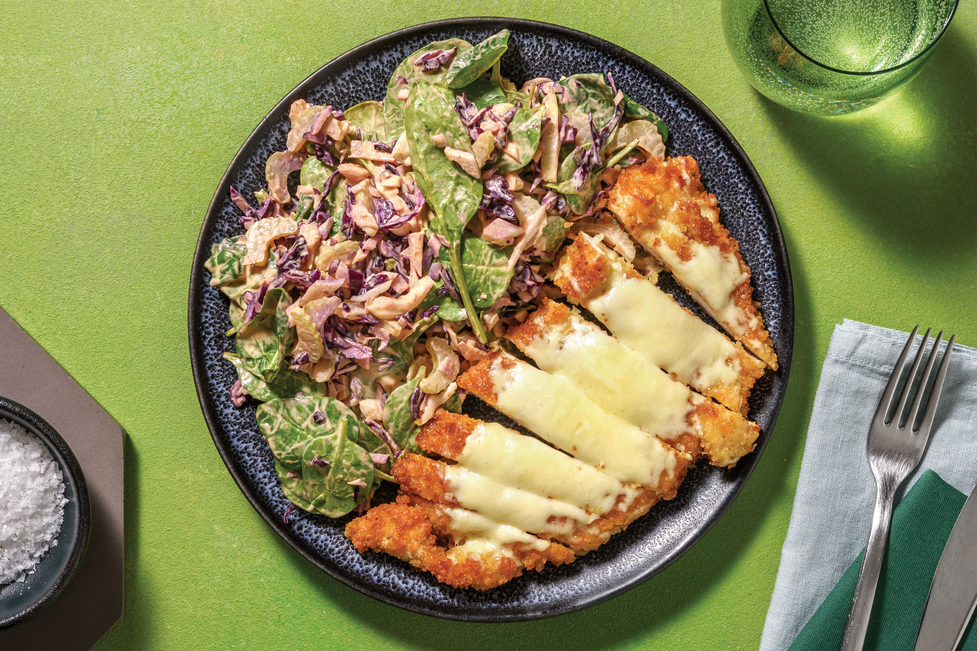 Louisiana Cheesy Chicken Schnitzel