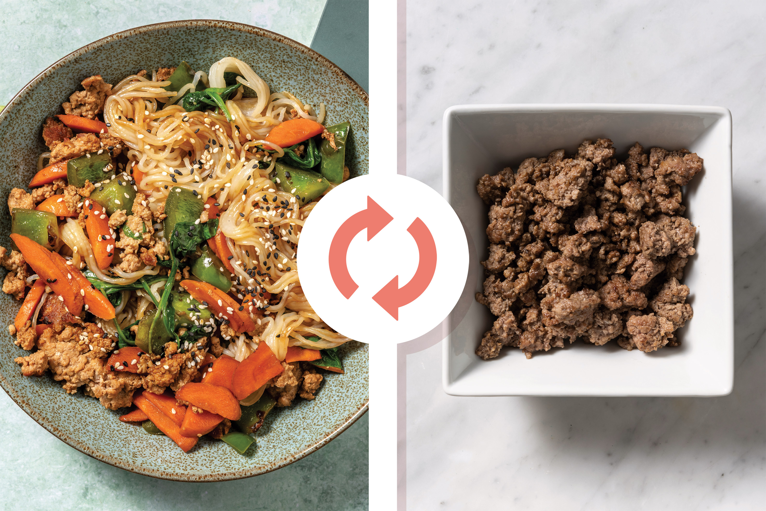 Quick Honey-Soy Beef & Konjac Noodles