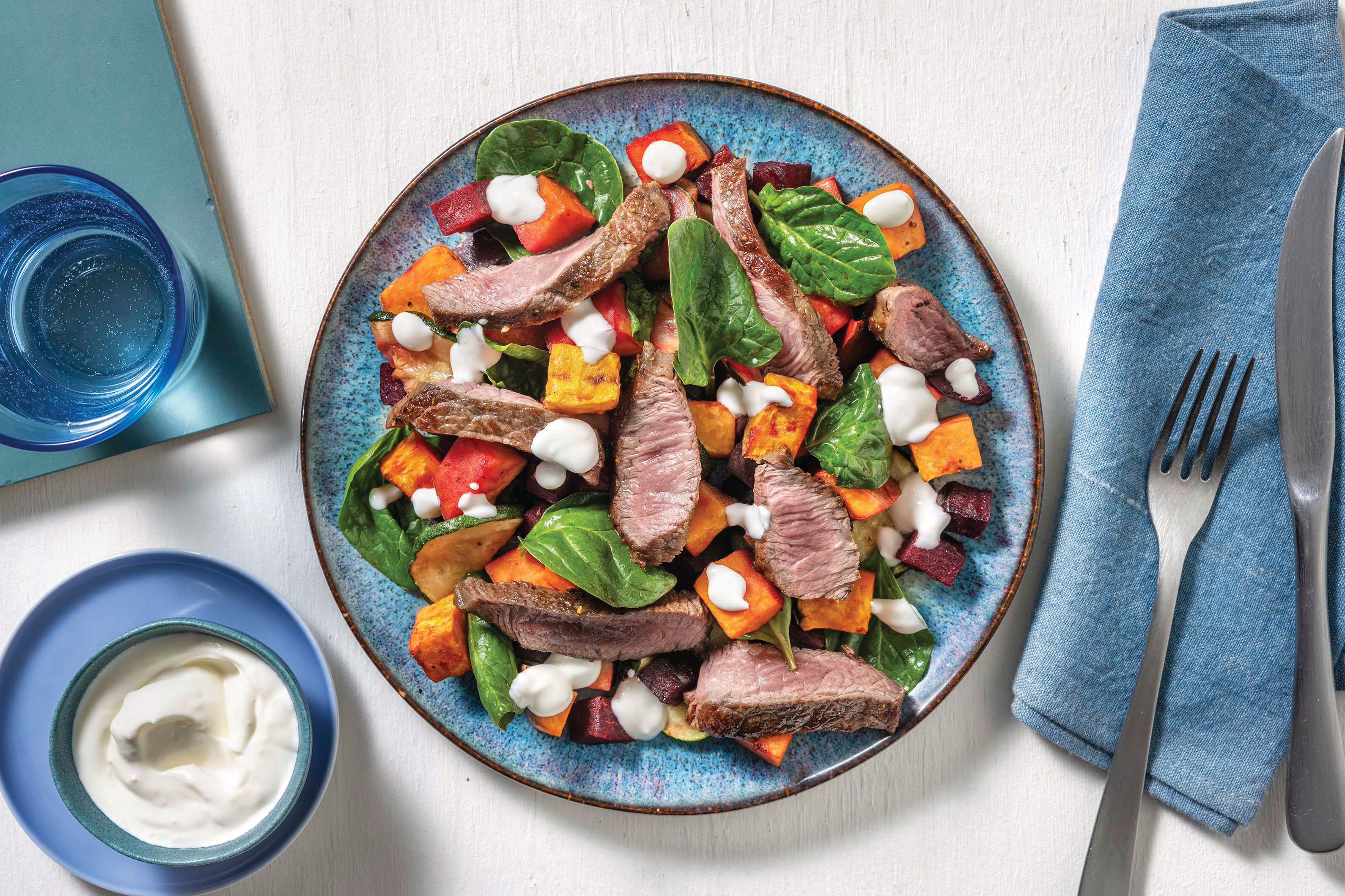 Seared Steak & Kumara Toss