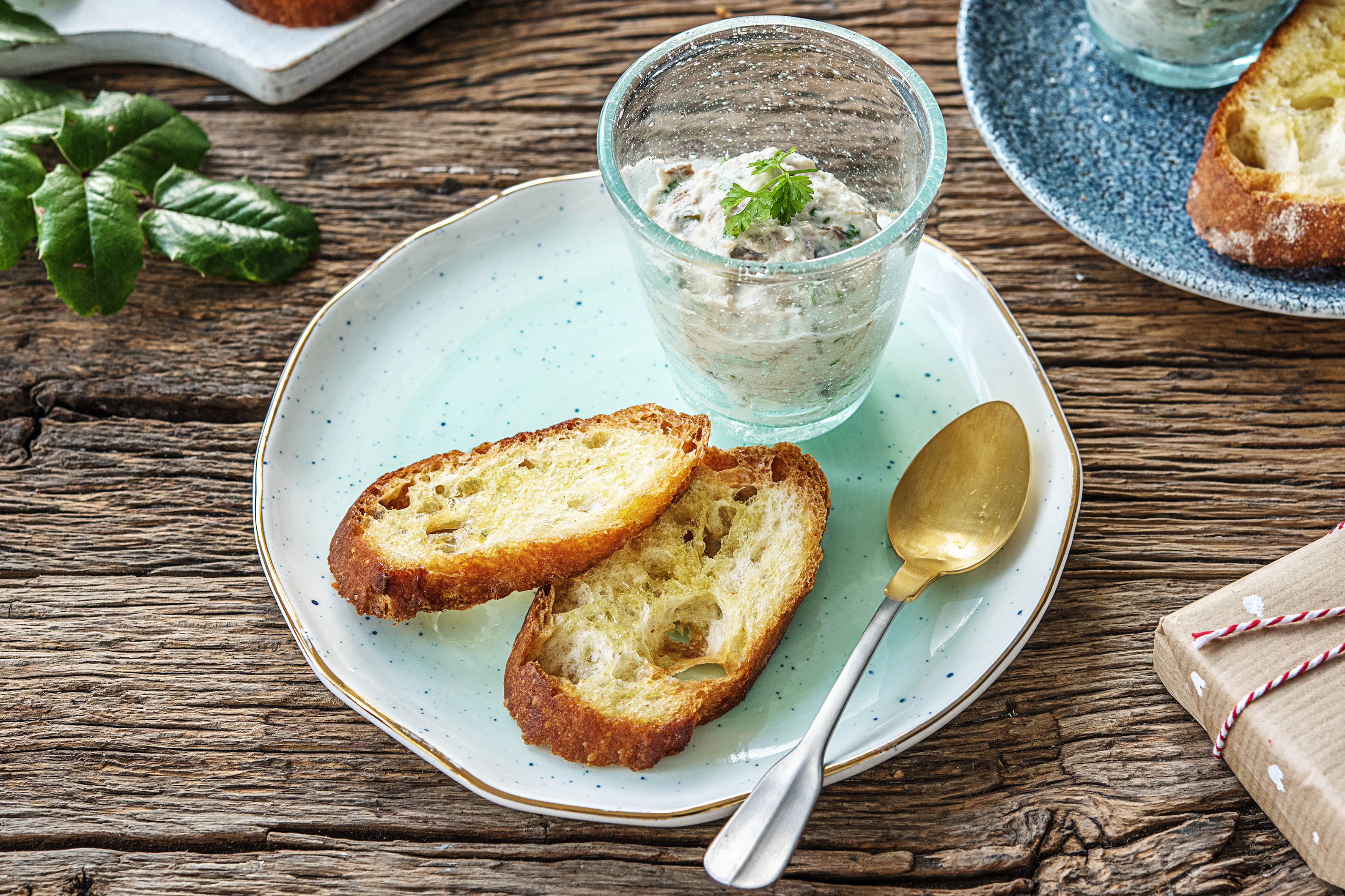 Makreelrillette met verse kervel