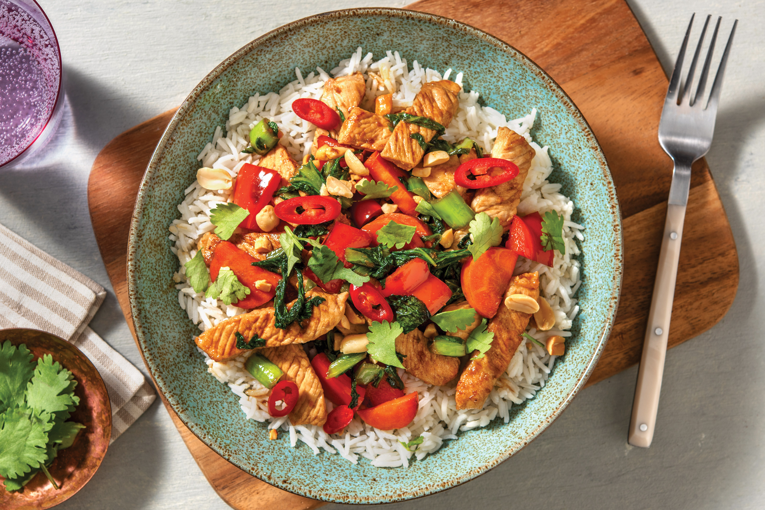 Easy Malaysian Pork & Veggie Stir-Fry