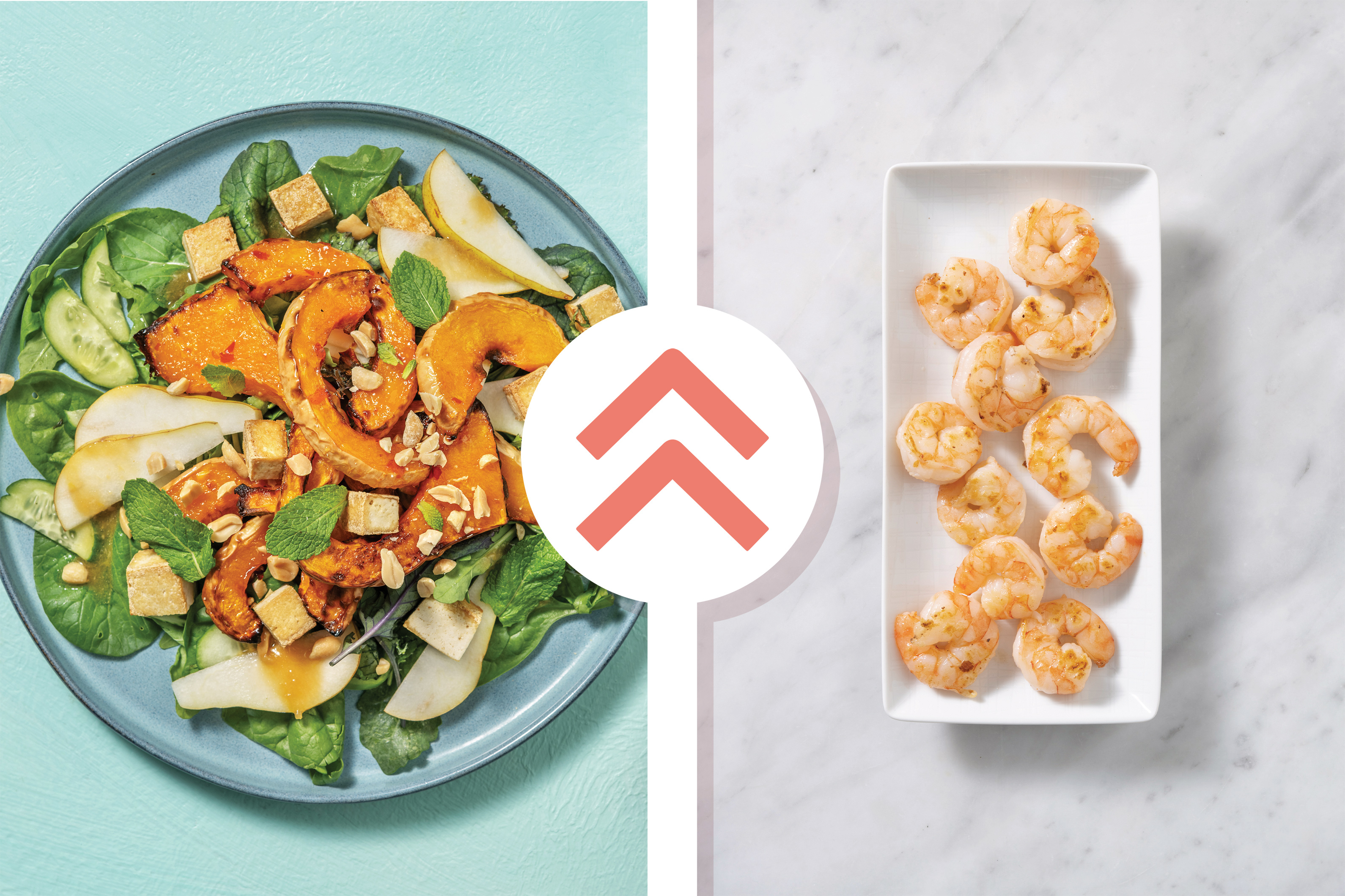 Prawn & Sweet Chilli Pumpkin Salad