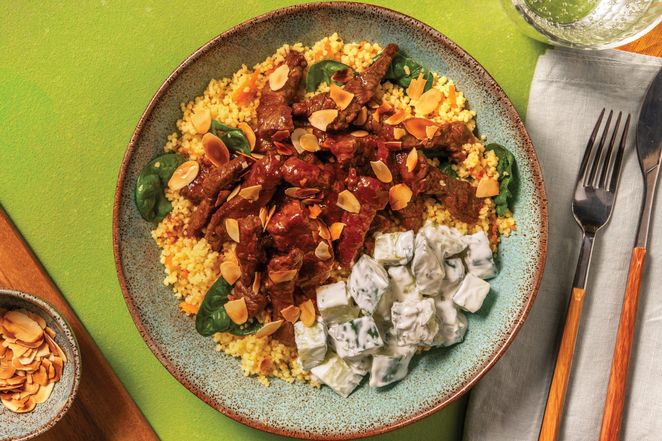 Apricot-Glazed Mumbai Beef Strips