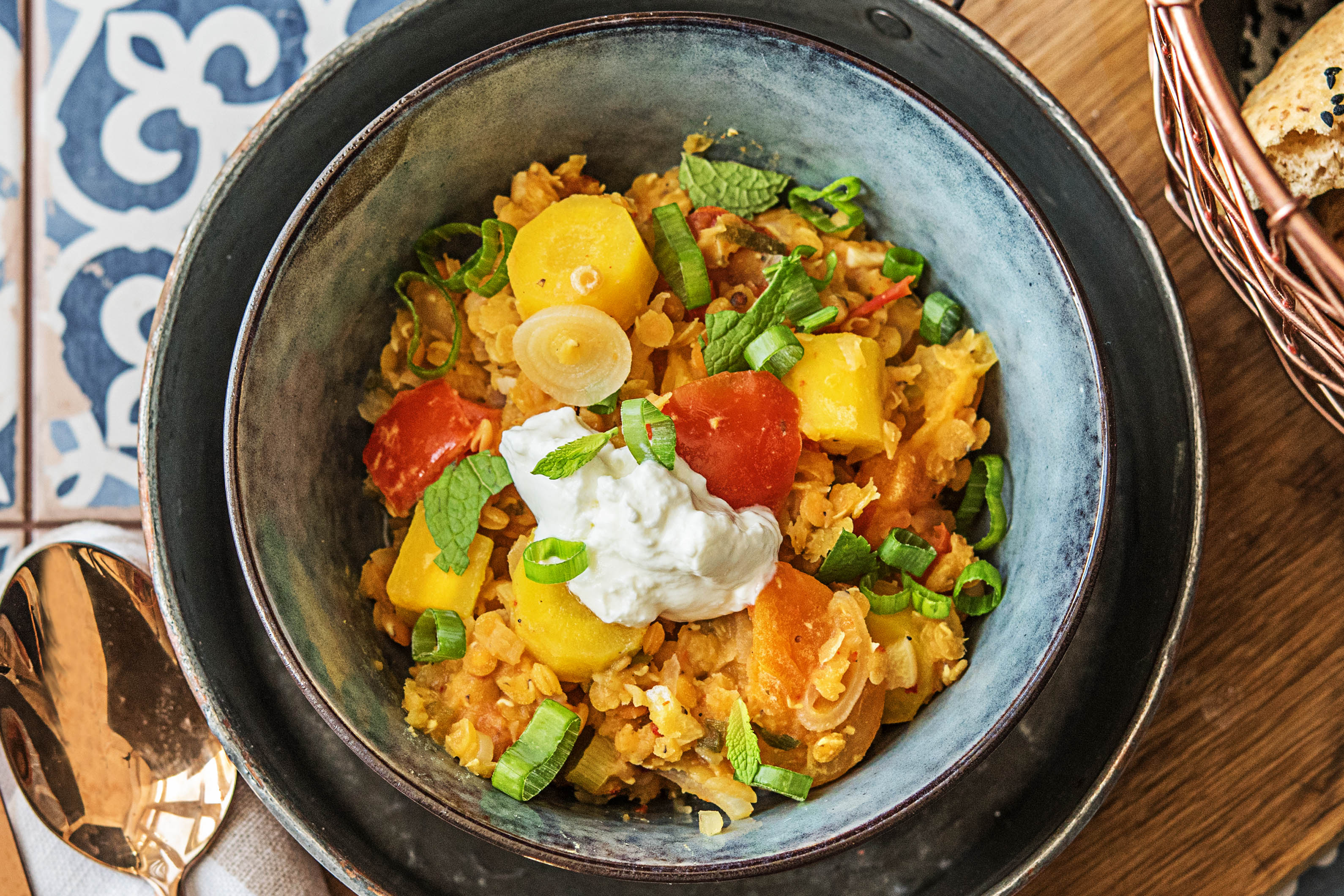 Marokkanische Linsen-Tajine