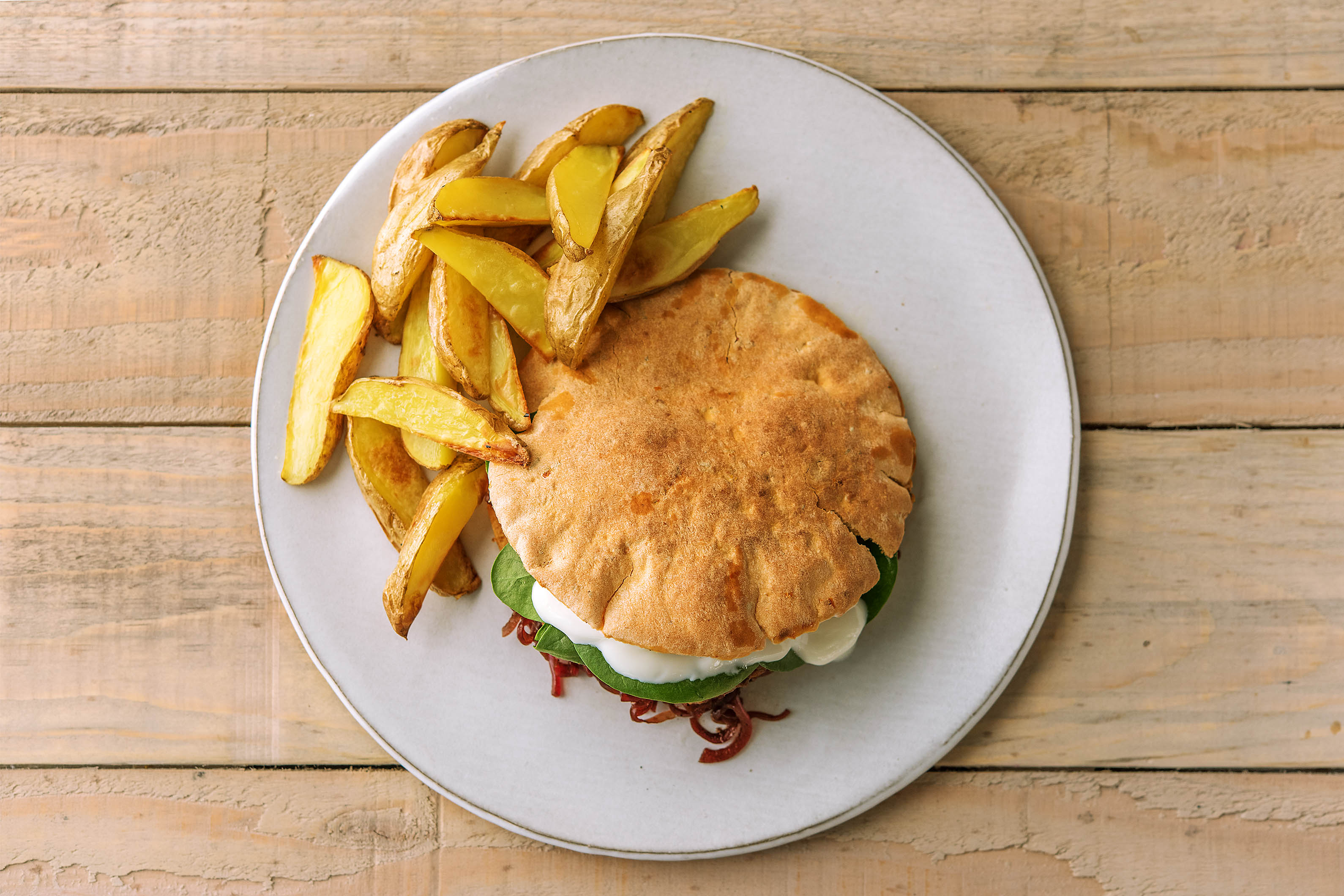 Marokkanischer Rindfleisch-Burger