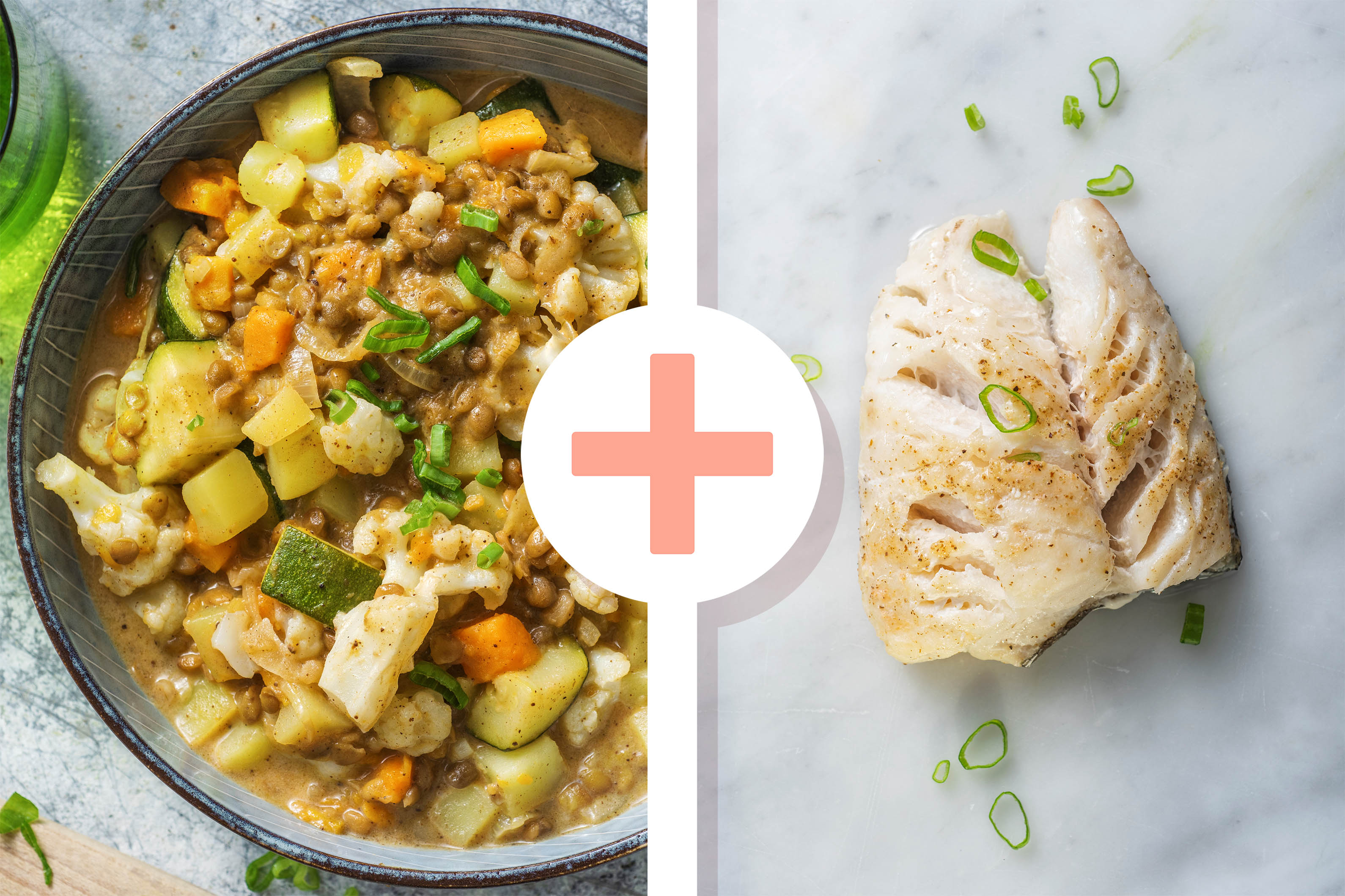 Massaman-Curry mit extra Kabeljaufilet