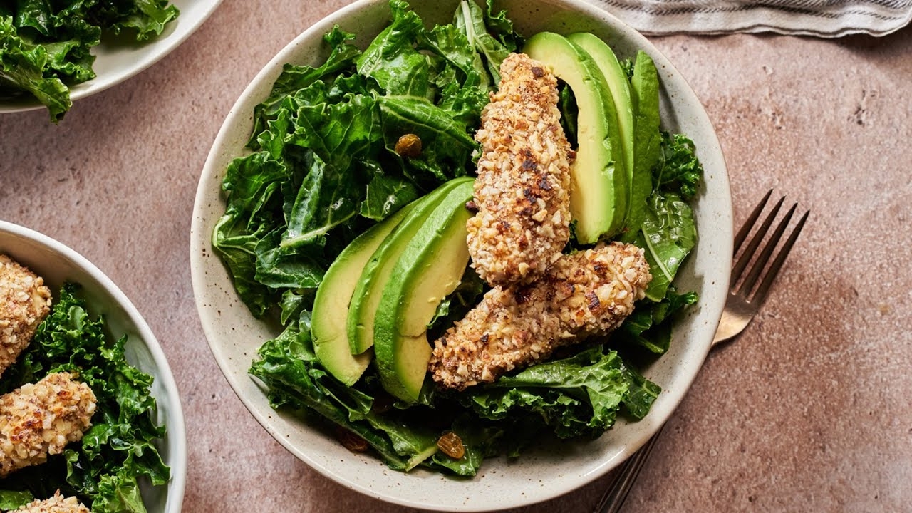 Nutritionist's Pick: Sweet Potato and Farro Bowls with Organic Almond Chicken