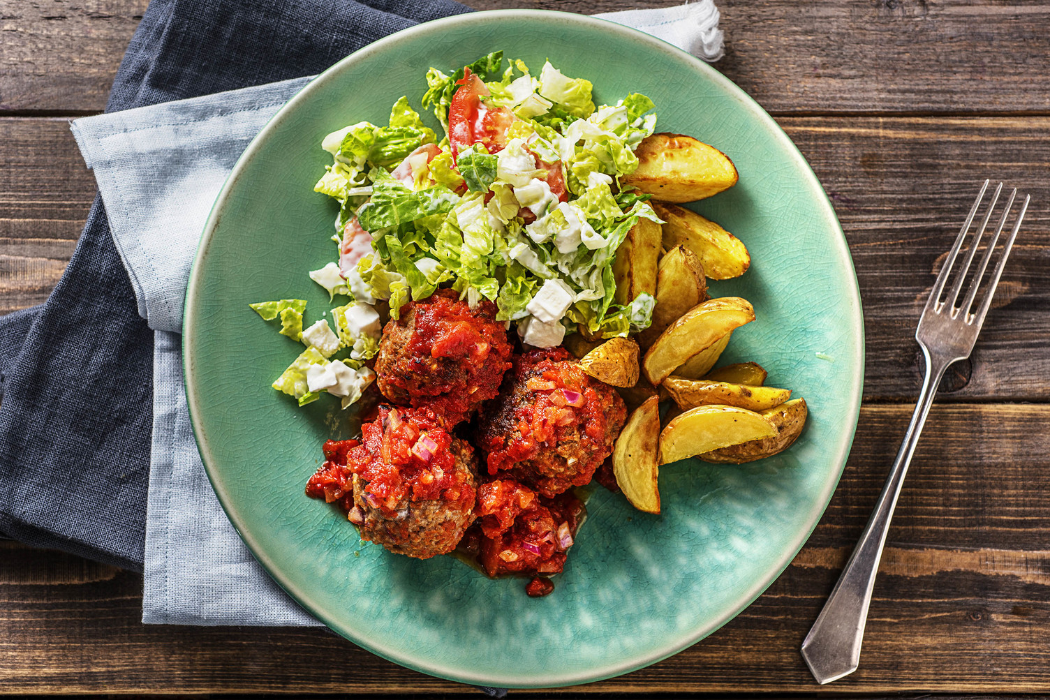 Mediterrane Hackbällchen