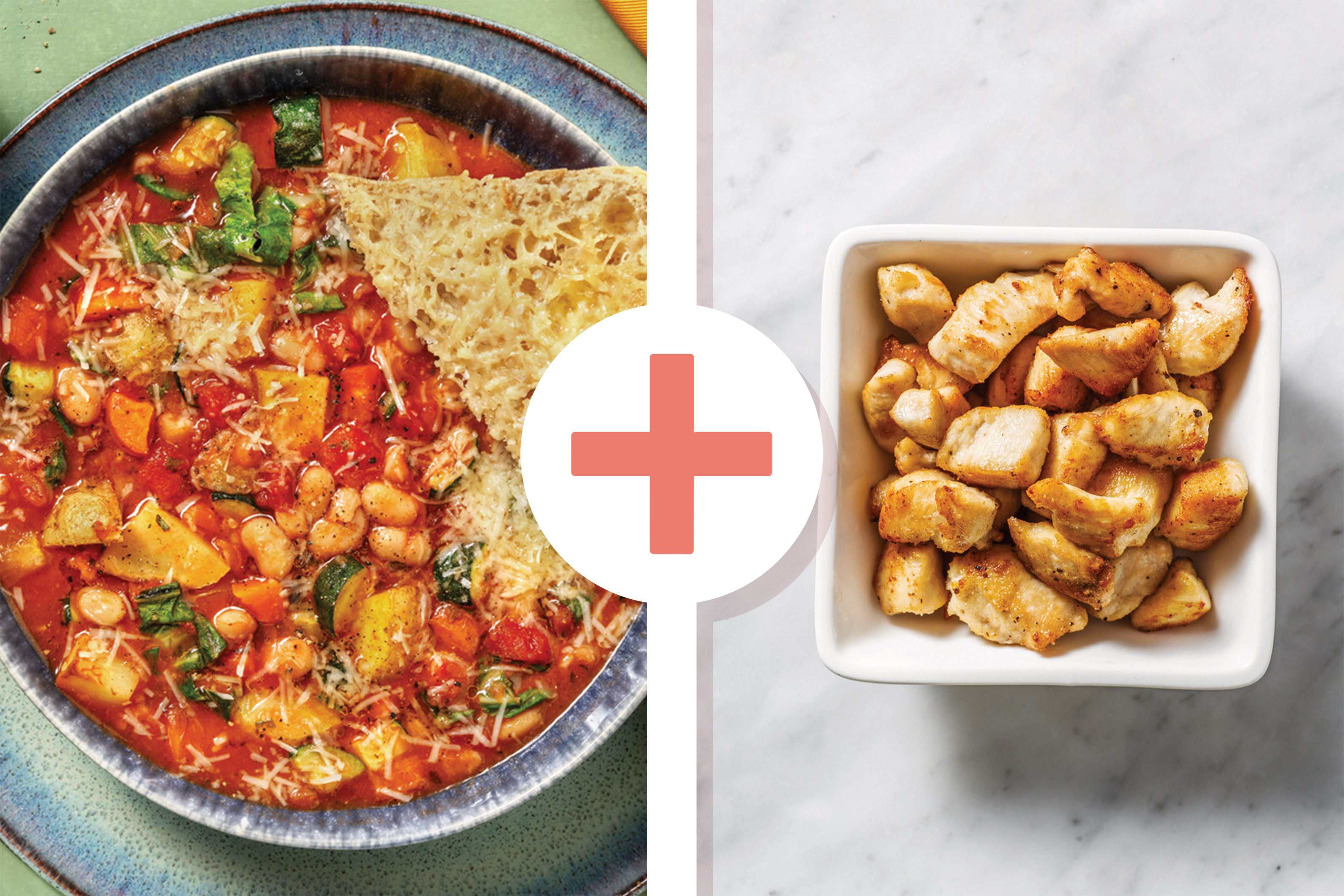 Mediterranean Chicken & Butter Bean Soup