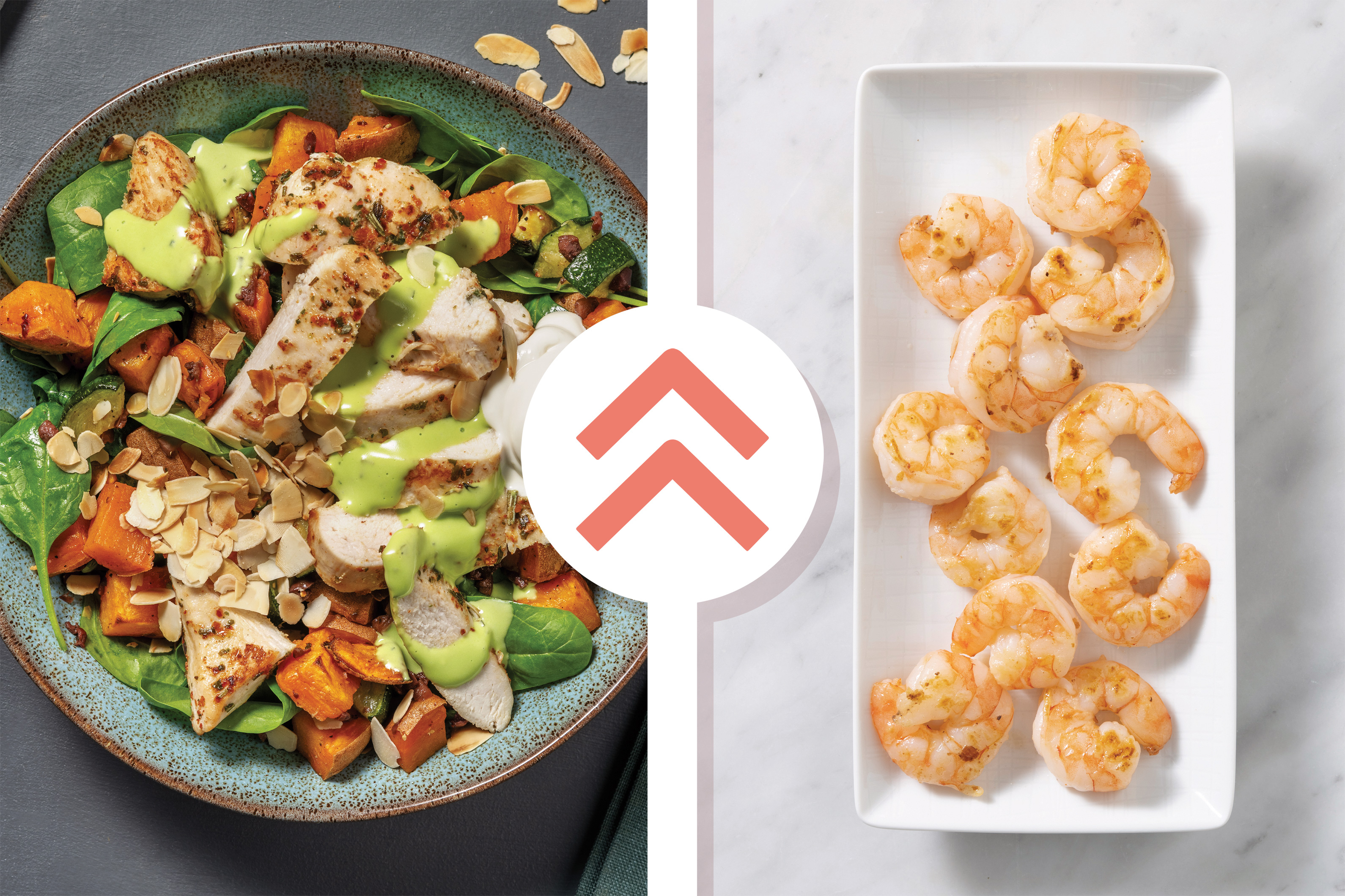 Mediterranean Prawns & Roast Veggie Toss