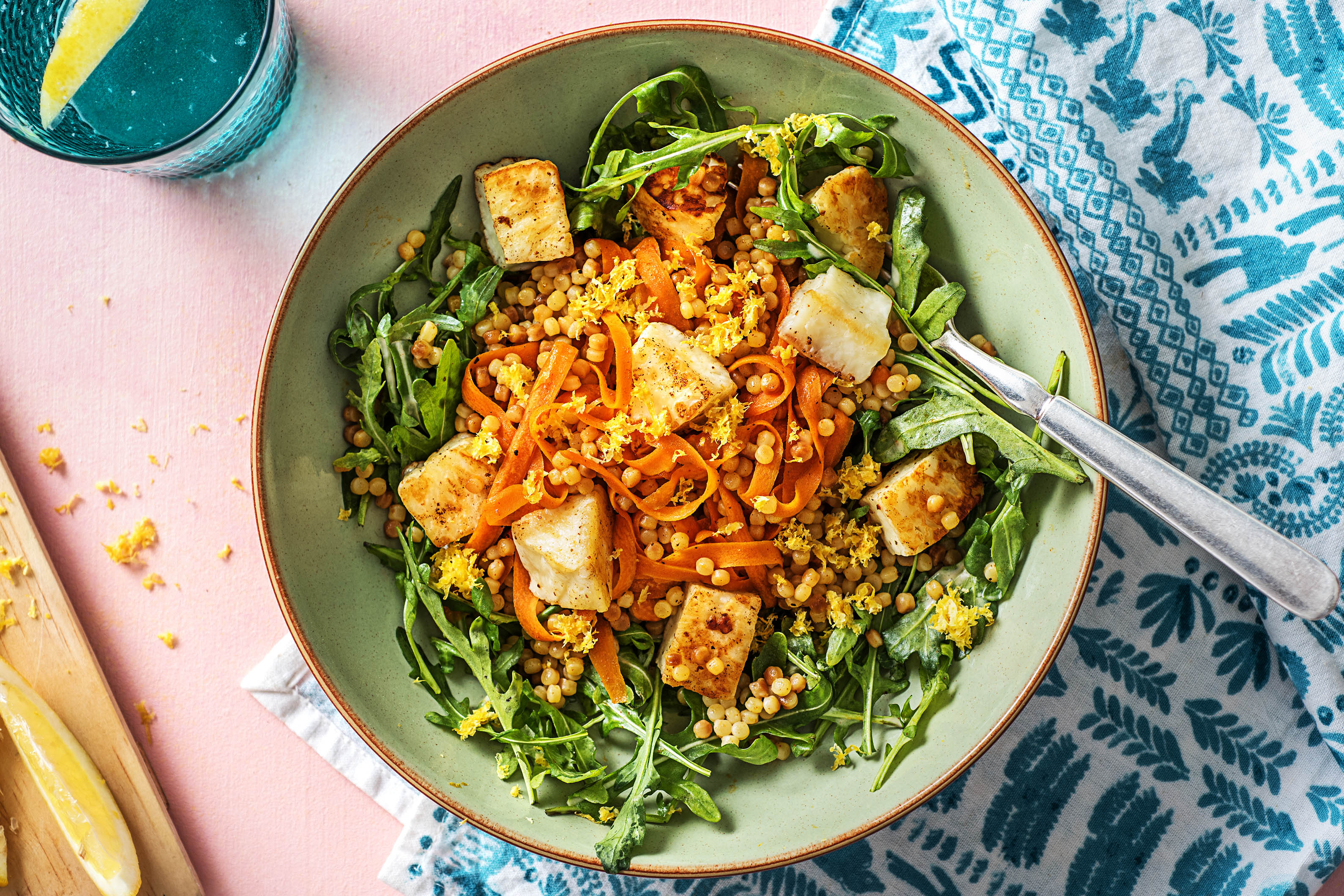 Mediterranean Grilling Cheese Bowls