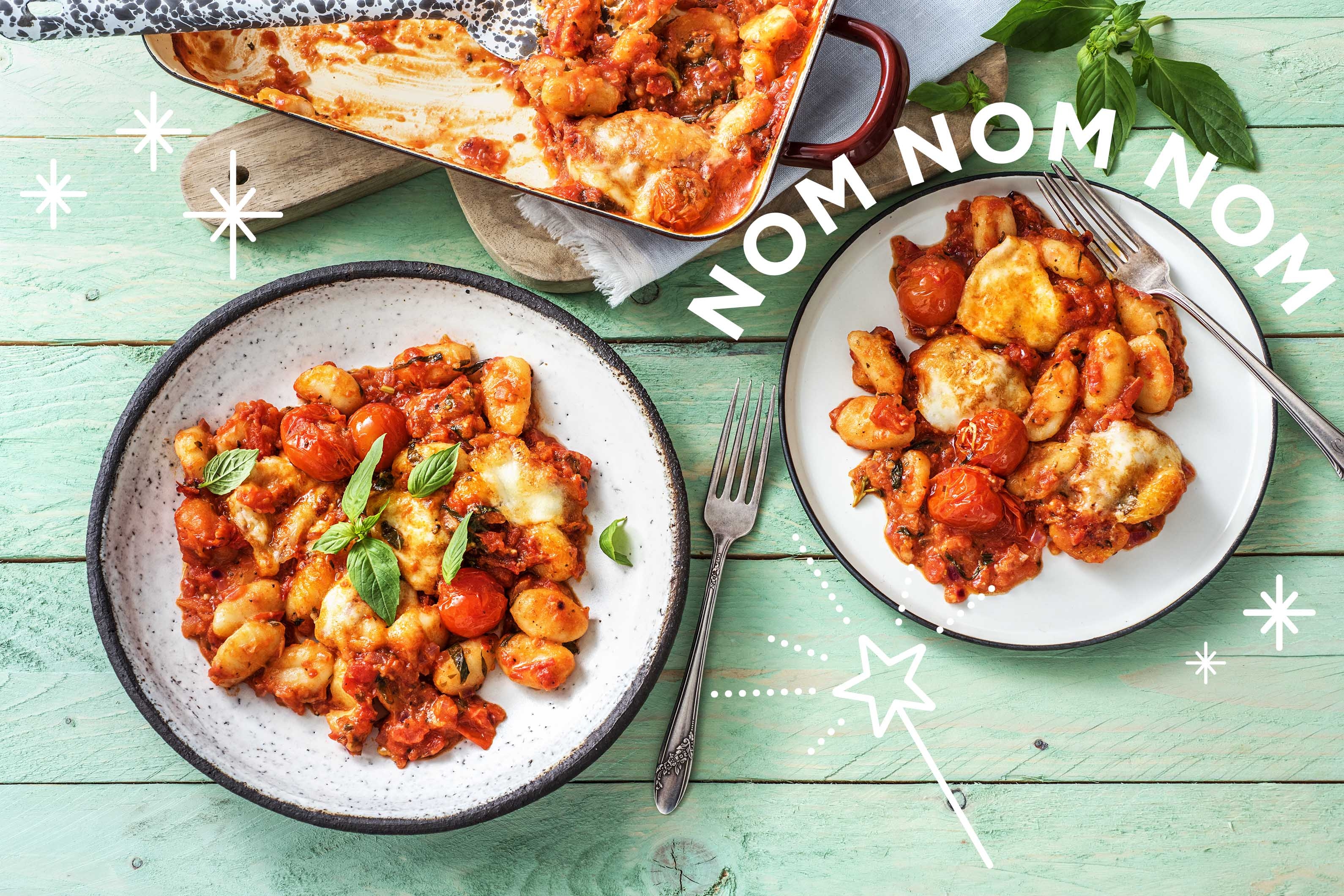 Mediterraner Gnocchi-Auflauf