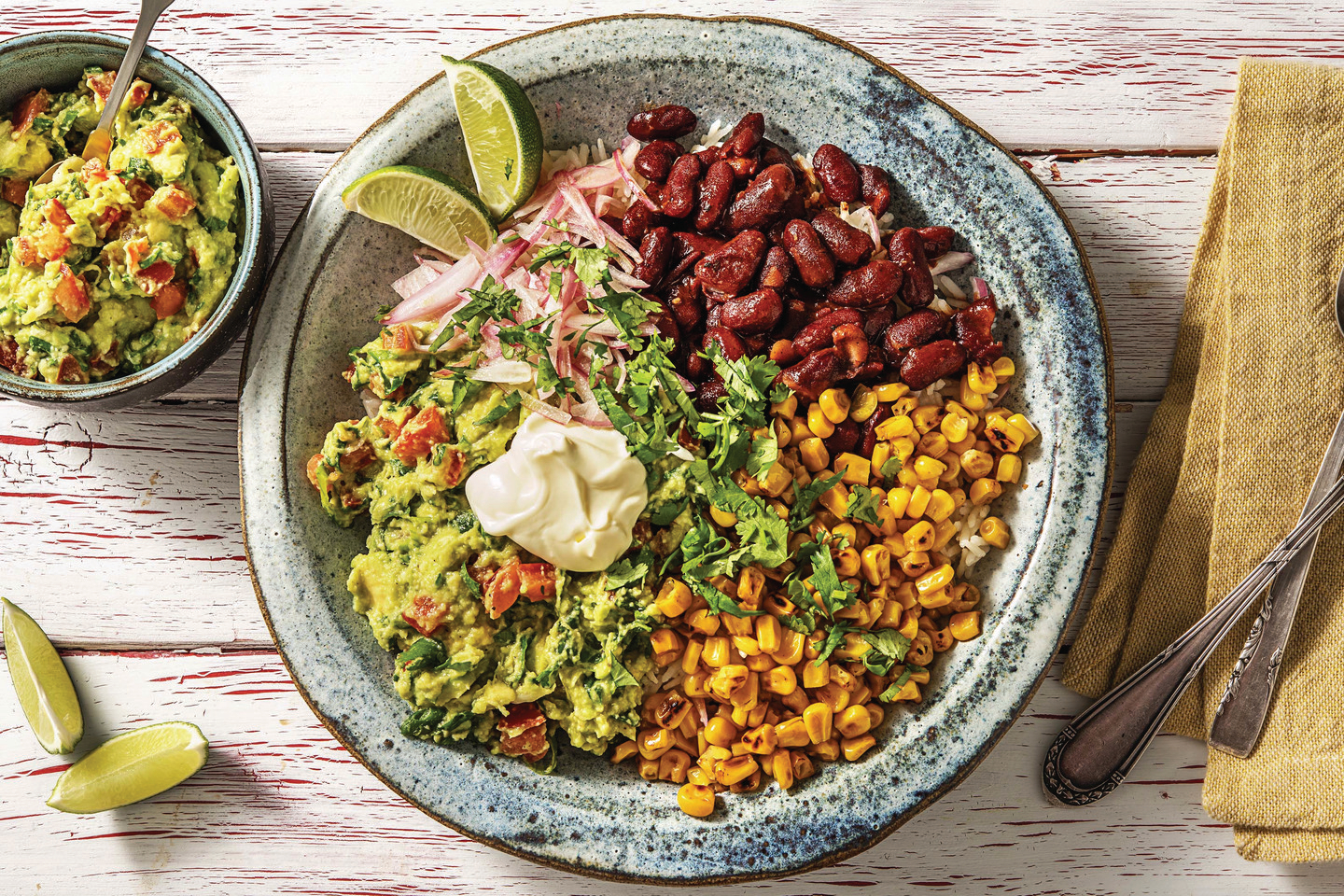 Mexican Bean & Corn Burrito Bowl