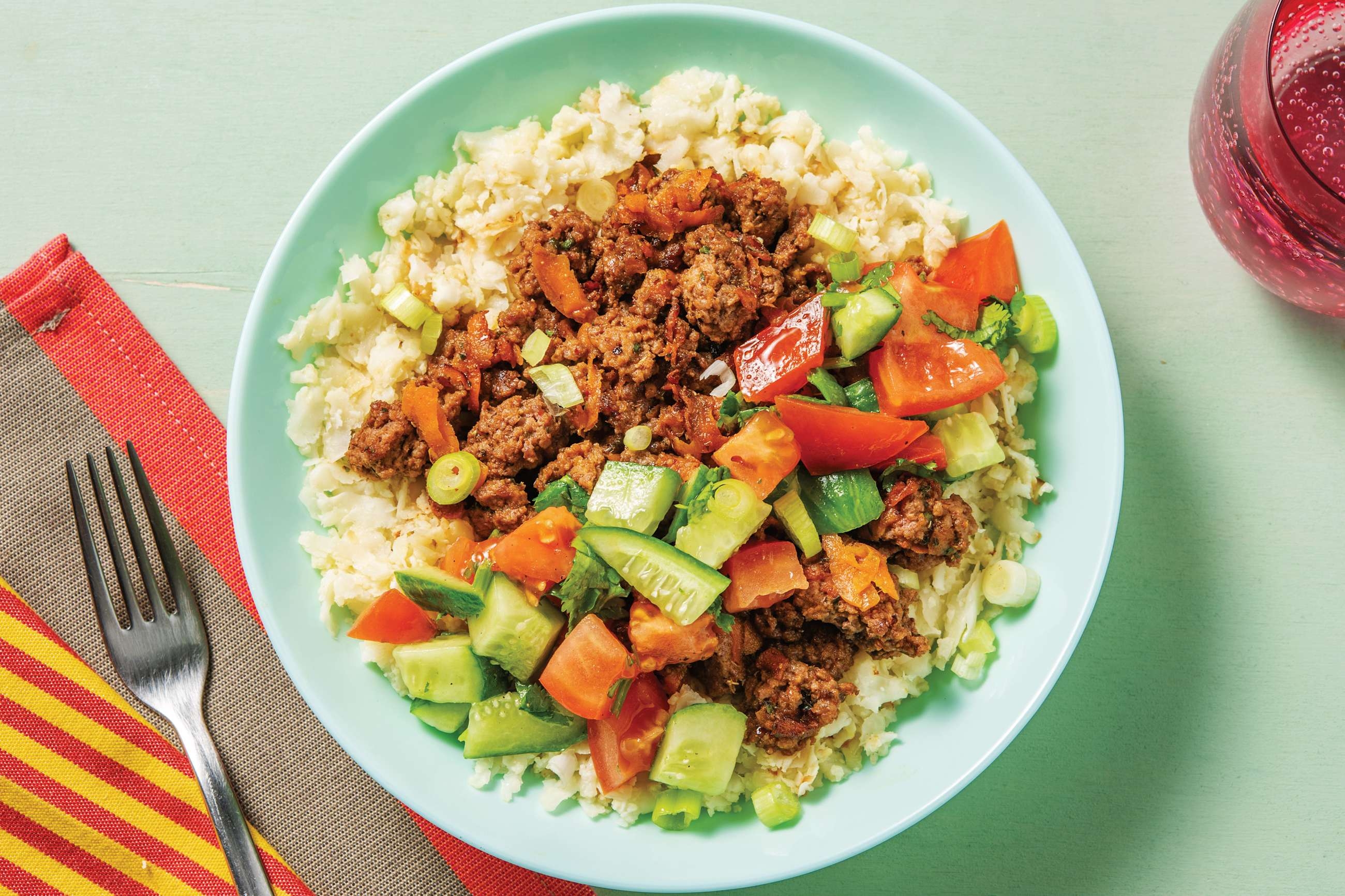 Tex-Mex Beef Burrito Bowl