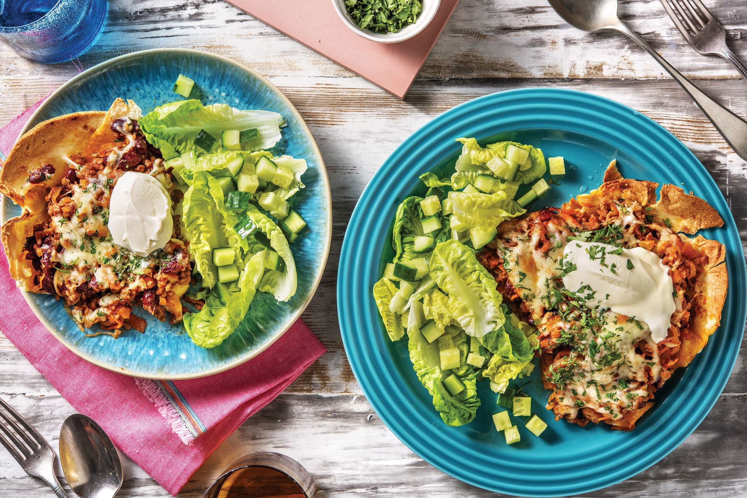 Mexican Beef Tortilla Bake