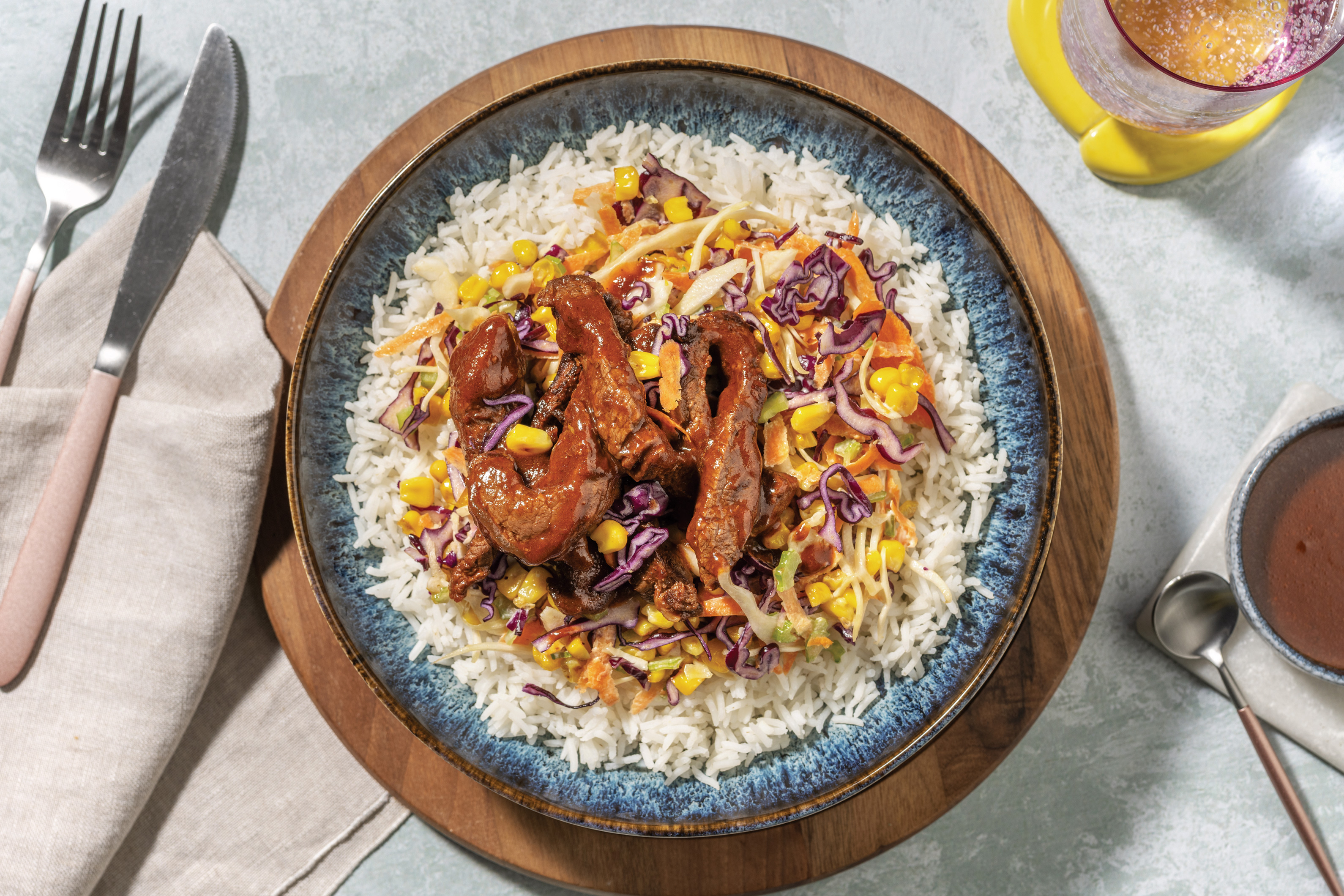 Easy Mexican Beef & Garlic Rice