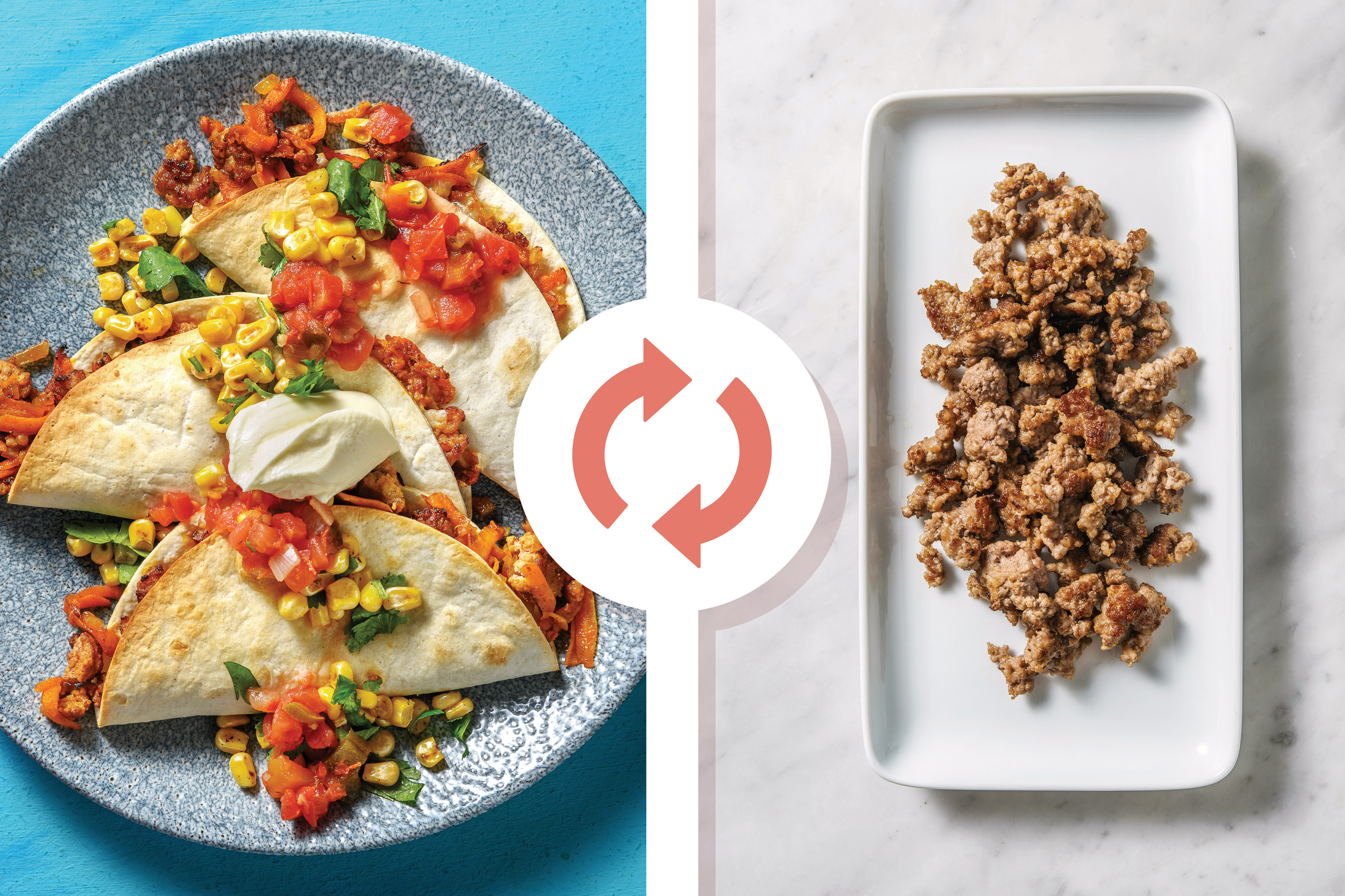 Mexican Beef Quesadillas