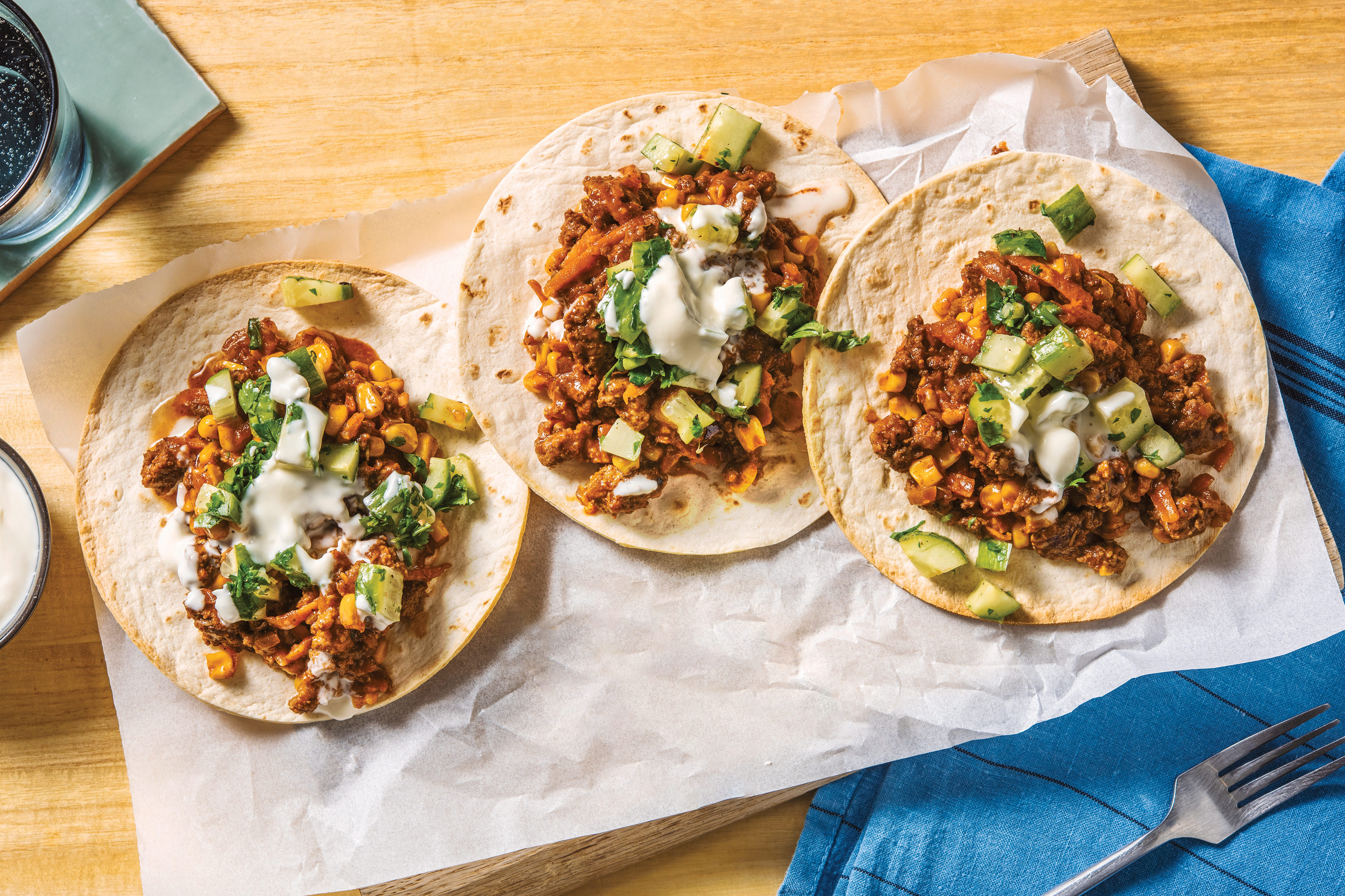 Mexican Beef Tostadas