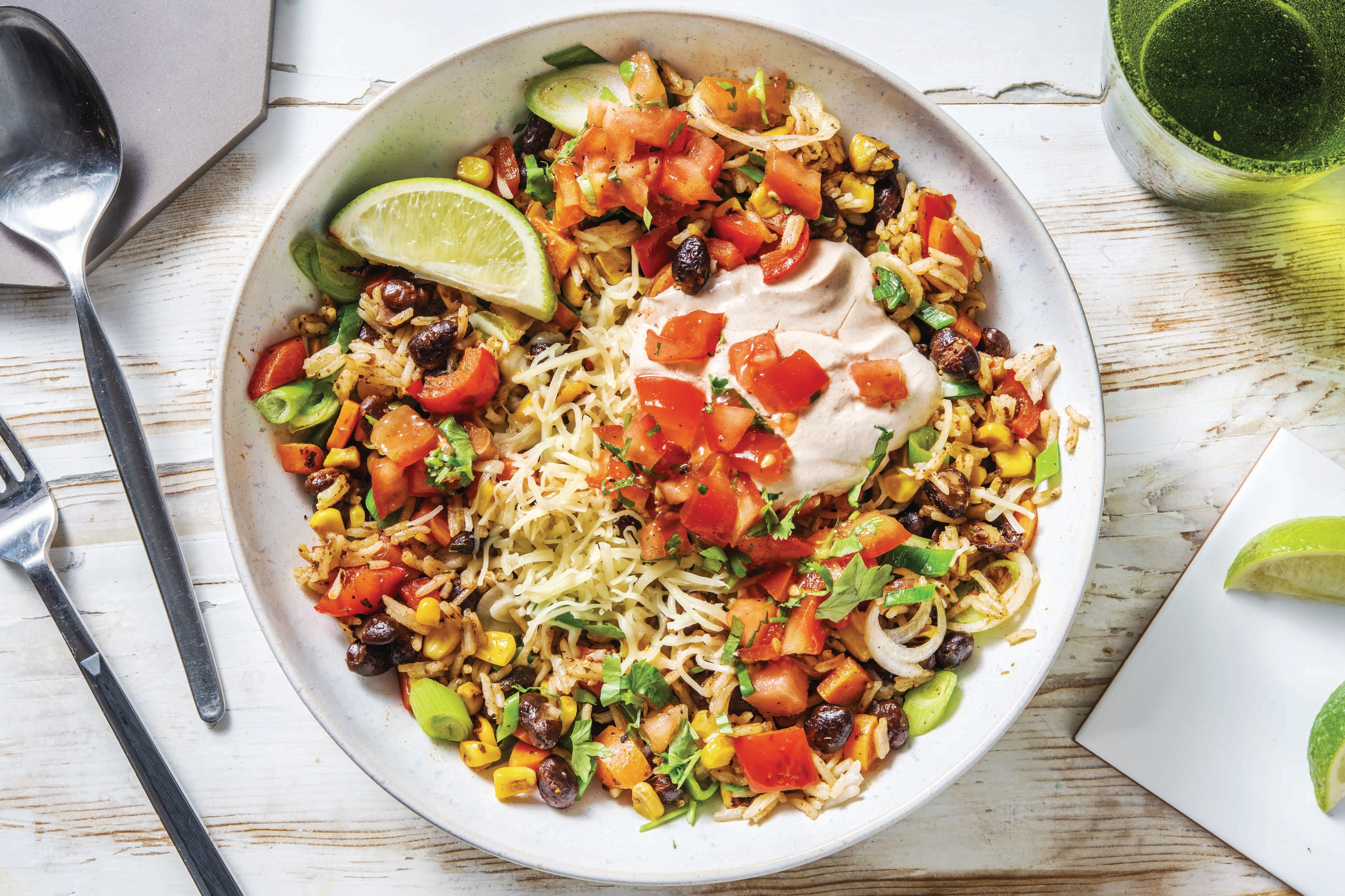 Mexican Black Bean Fried Rice