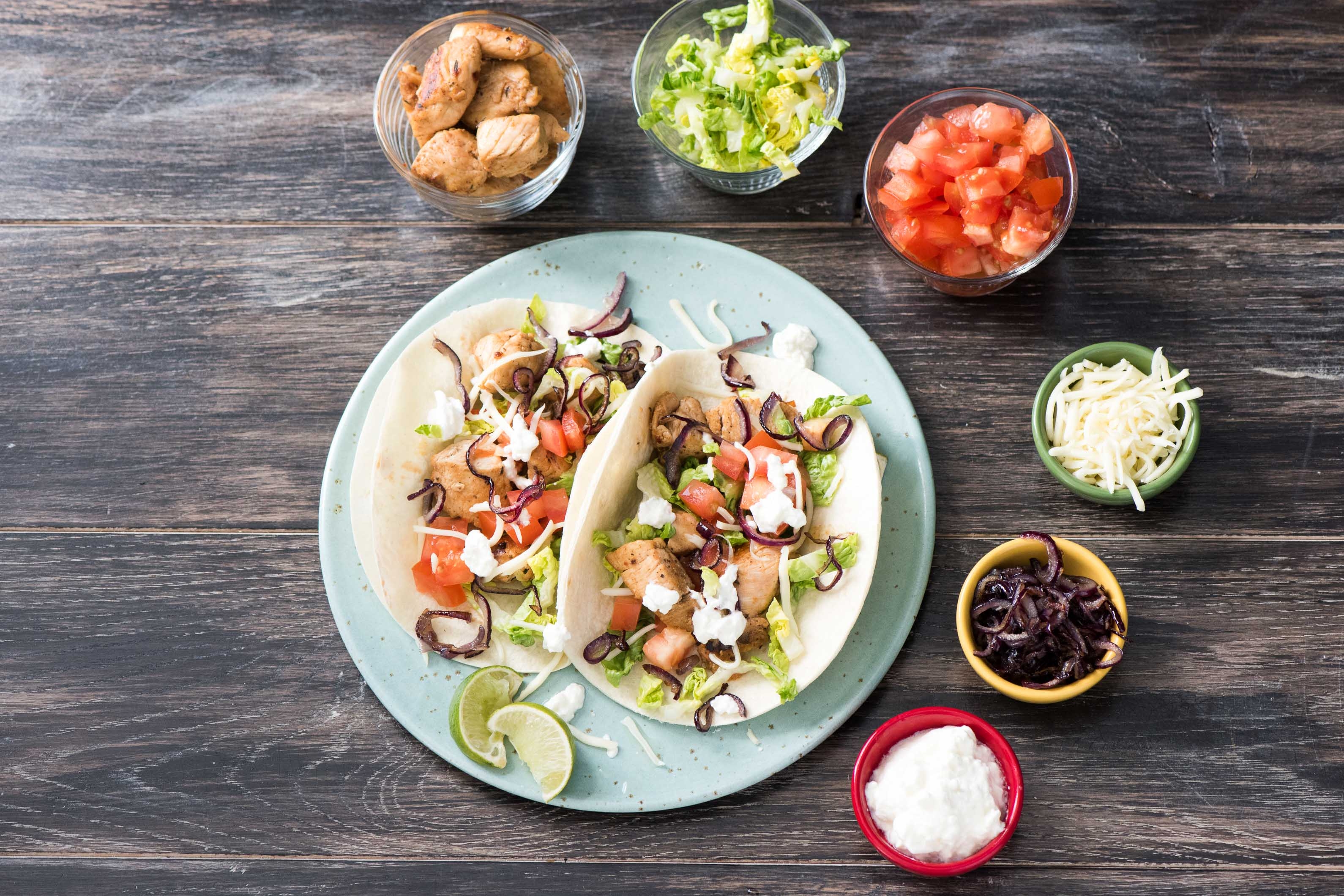 Mexican Chicken Burritos