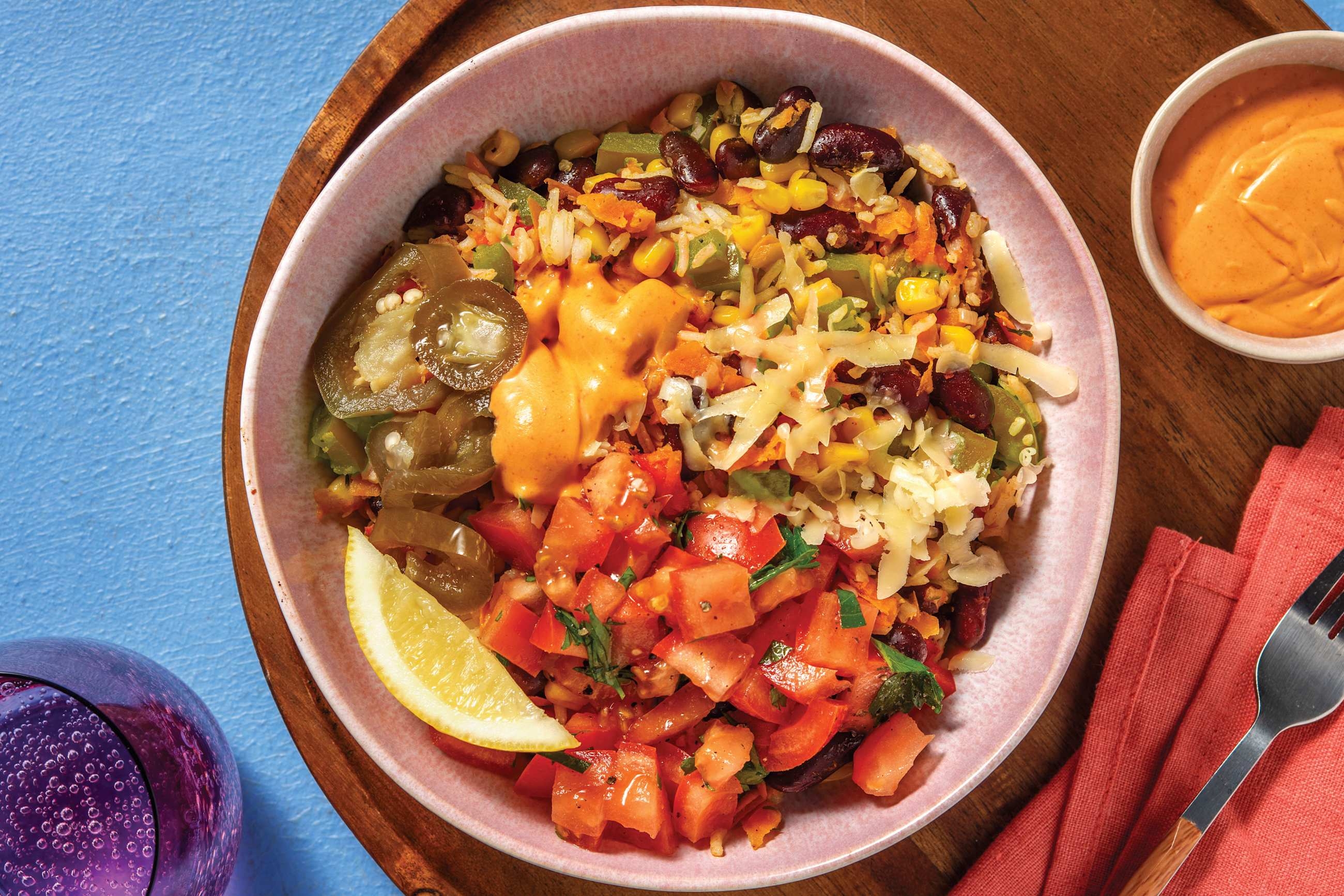 Mexican Black Bean Fried Rice