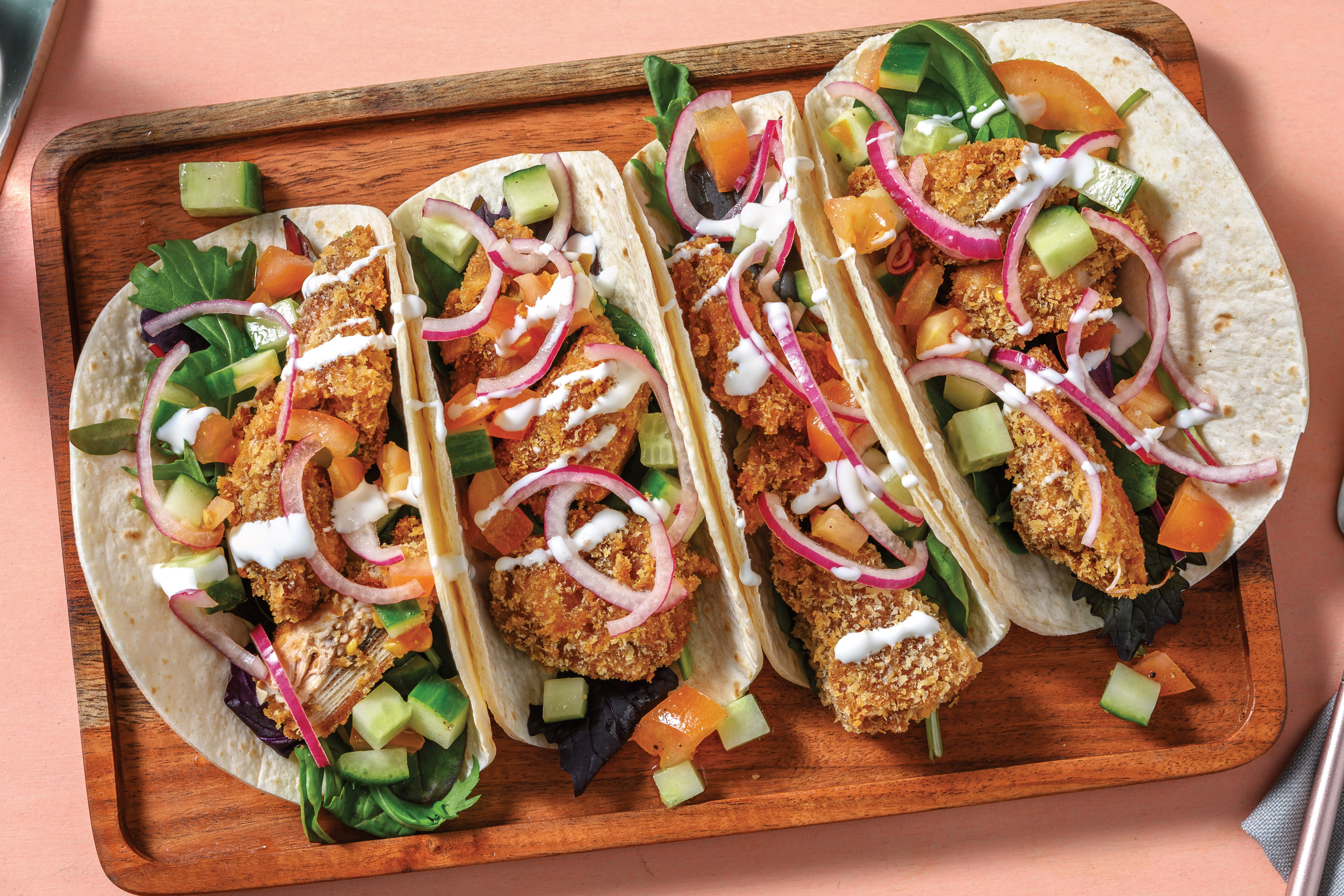 Mexican Crumbed Banana Blossom Tacos