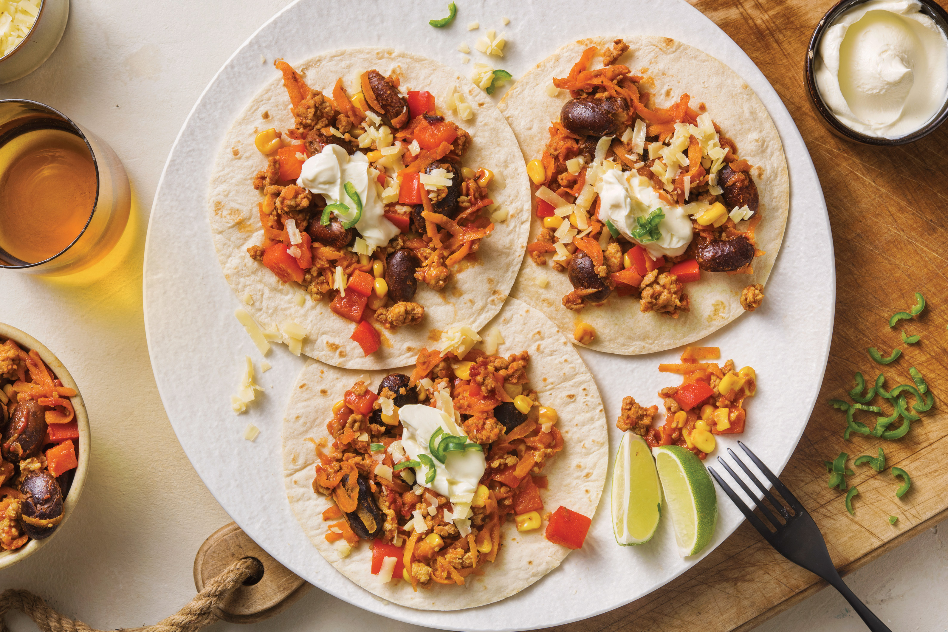 Mexican Pork Tostadas