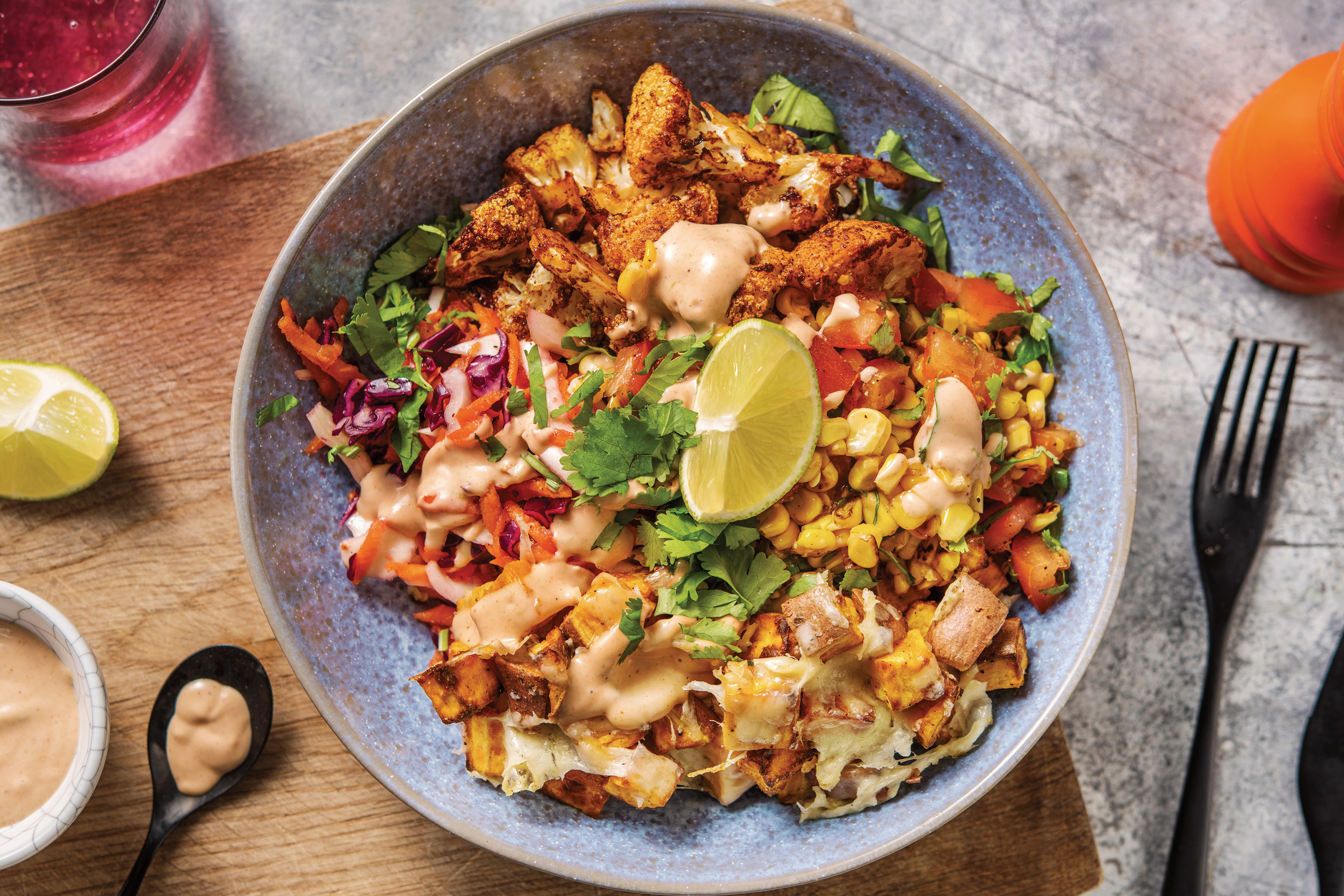 Mexican Spiced Cauliflower Bowl