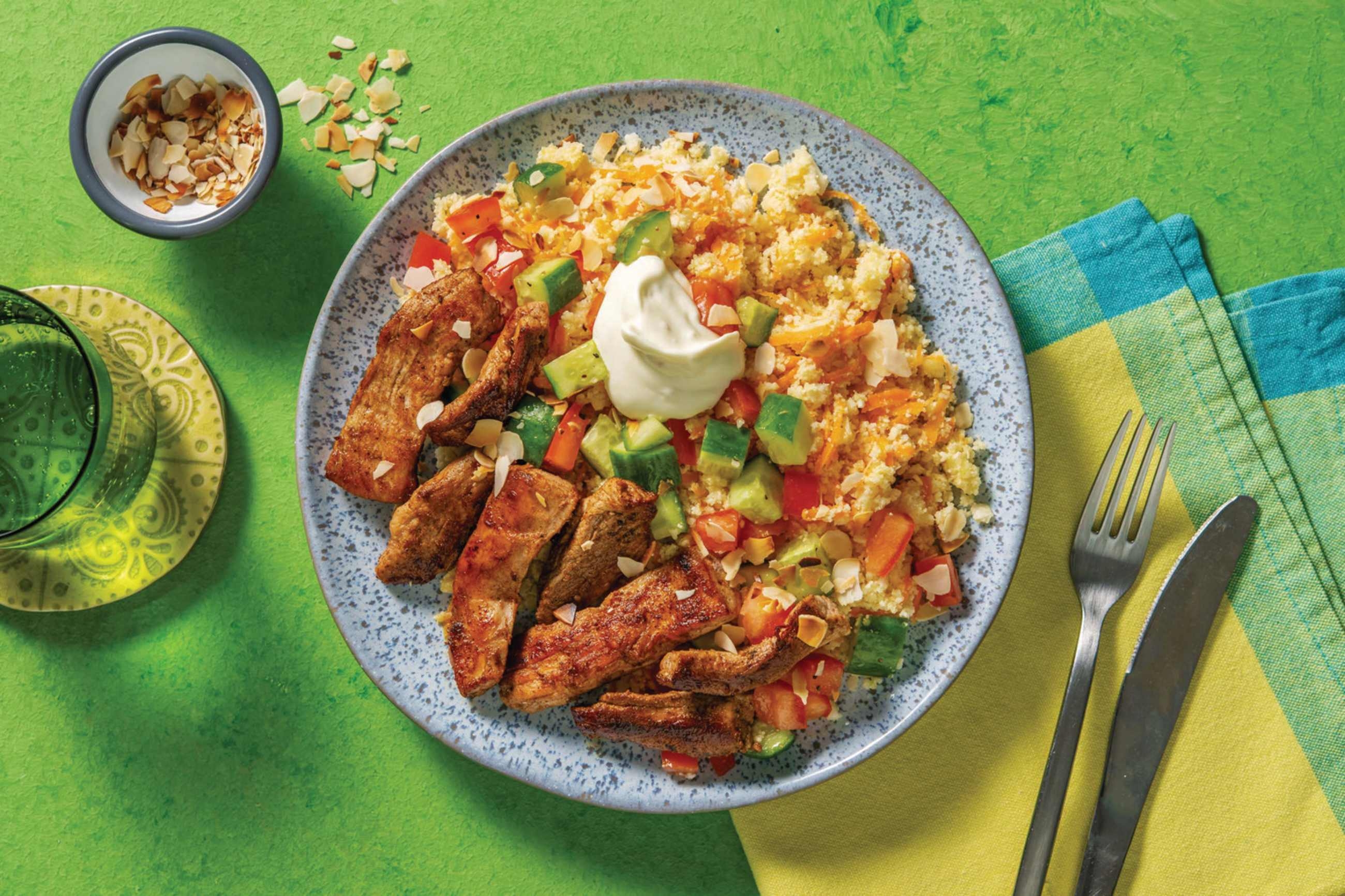 Mexican-Spiced Pork & Cauli-Carrot Rice