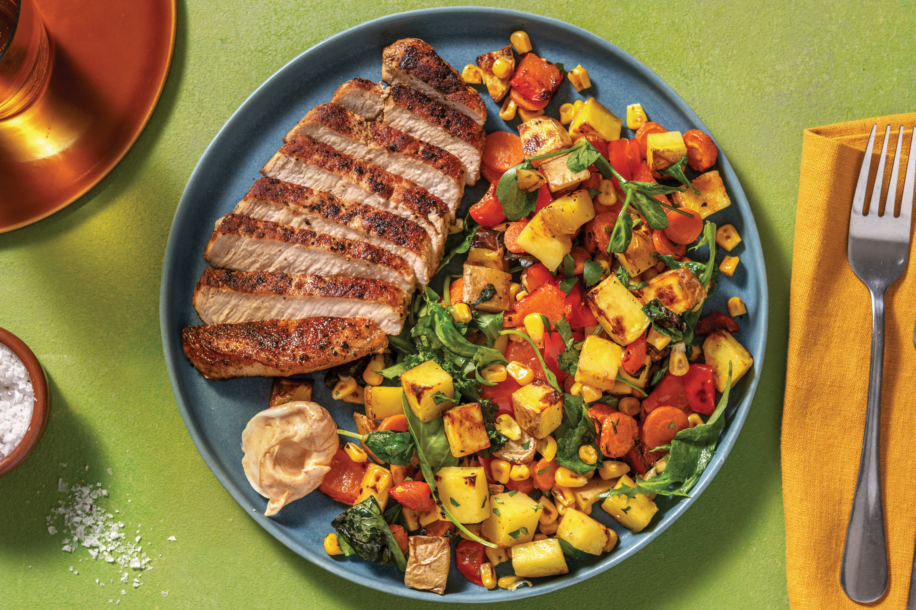 Mexican Spiced Pork Steaks