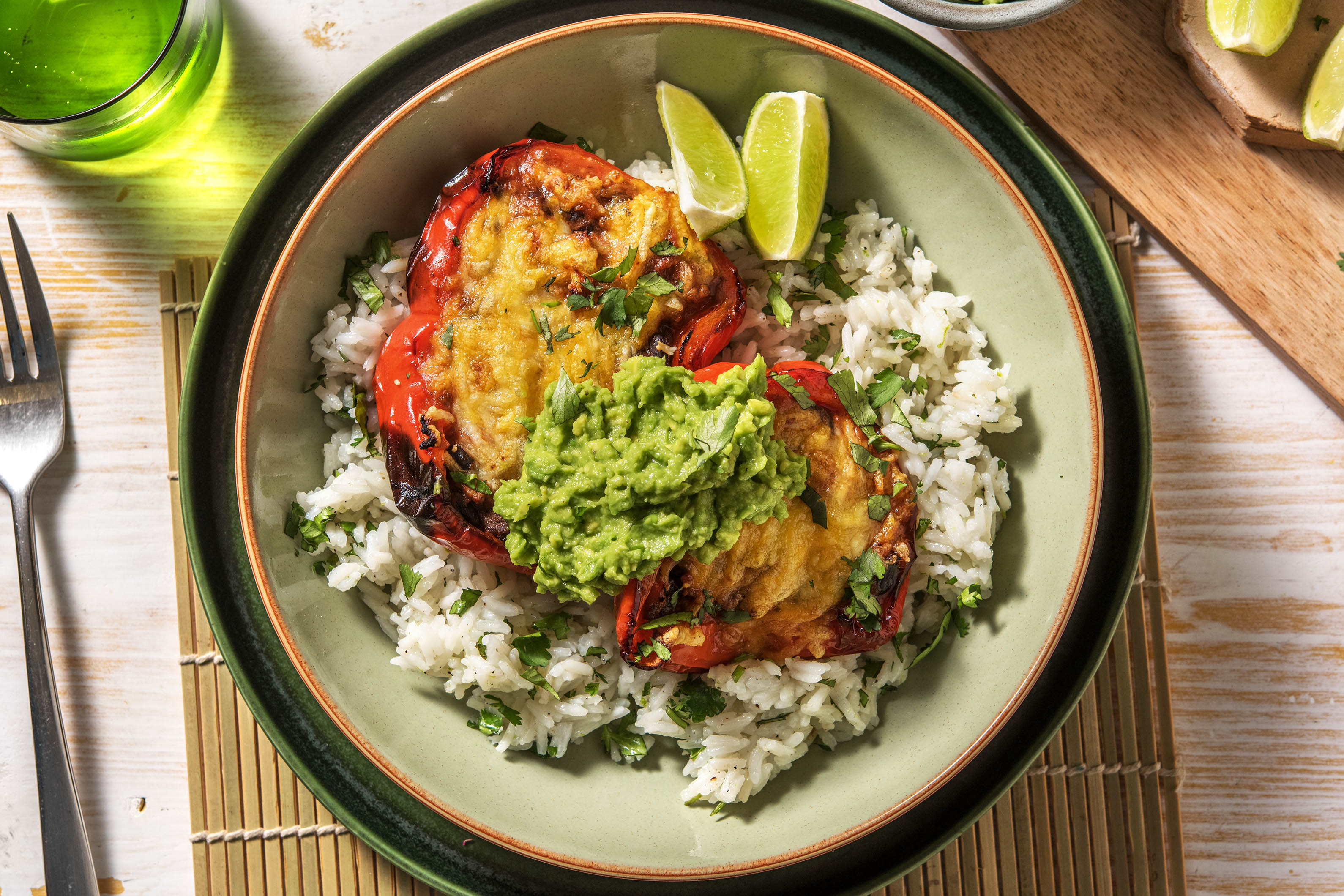 Mexican Spiced Stuffed Peppers