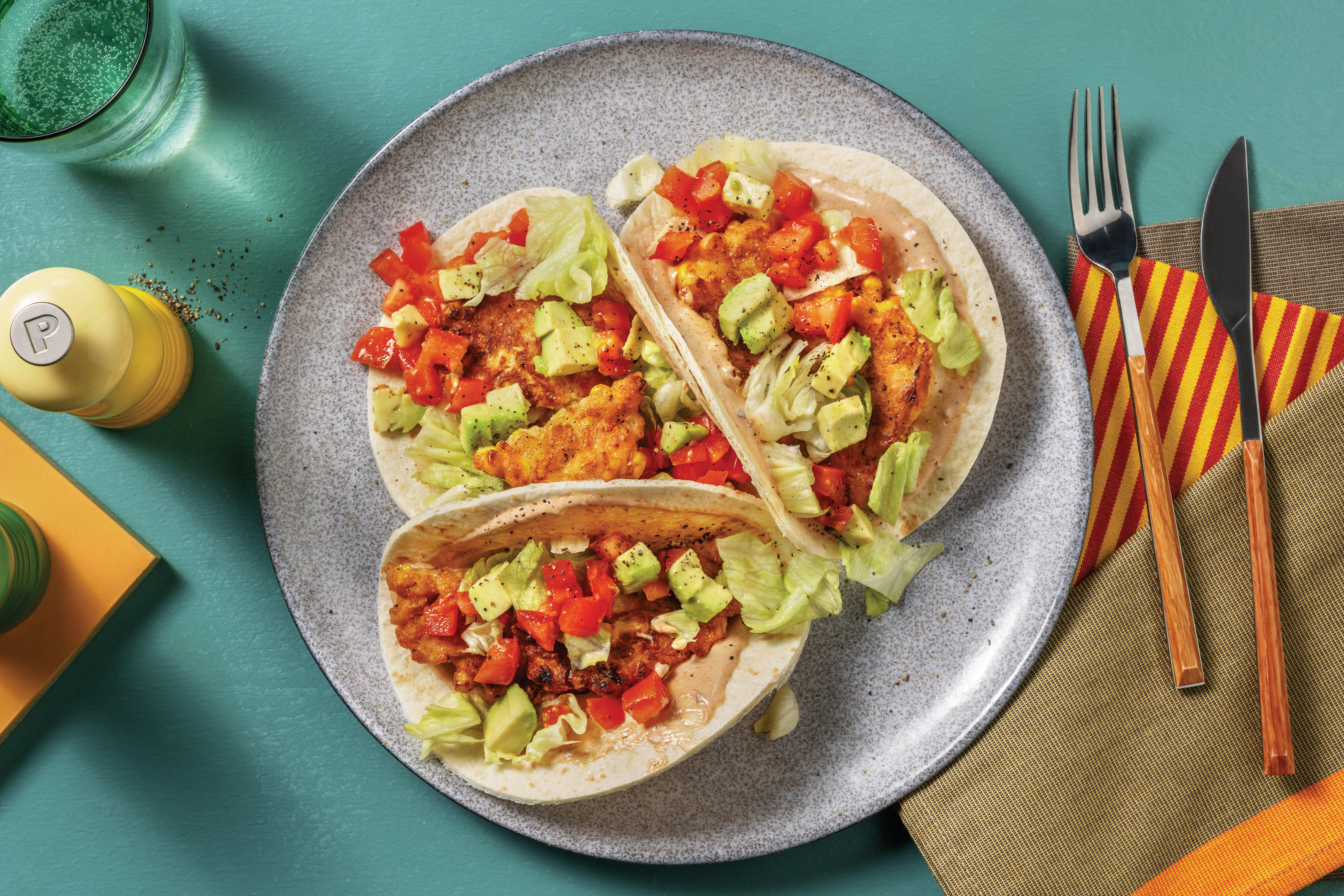 Mexican-Style Corn Fritter Tacos