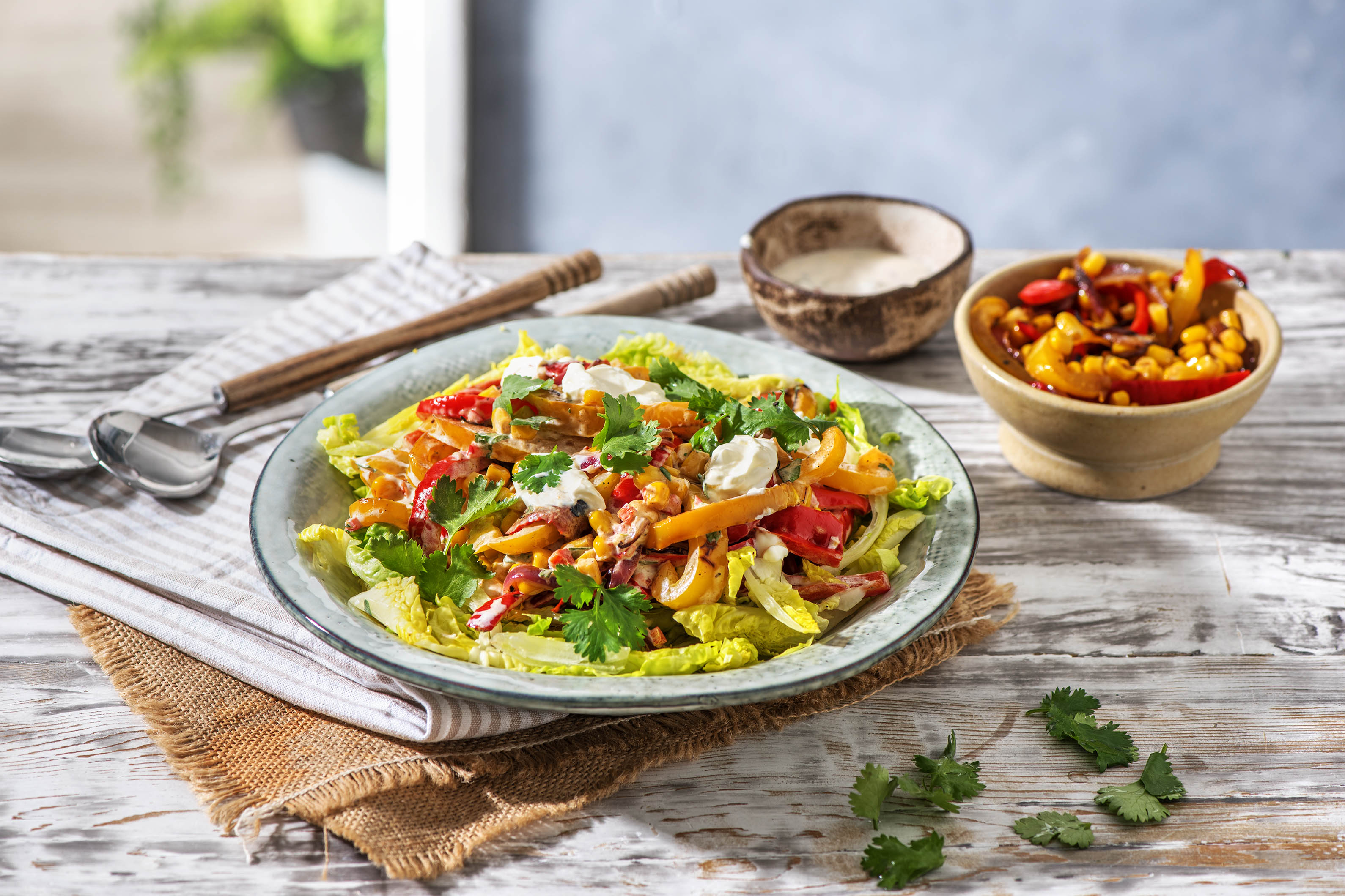 Mexikanischer Fajita Salat