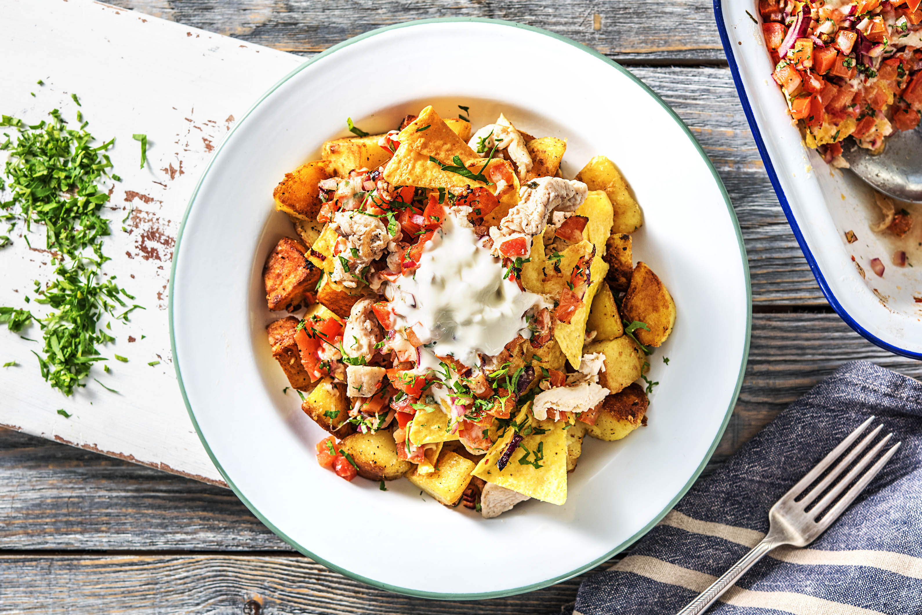 Tortilla-Truten-Auflauf